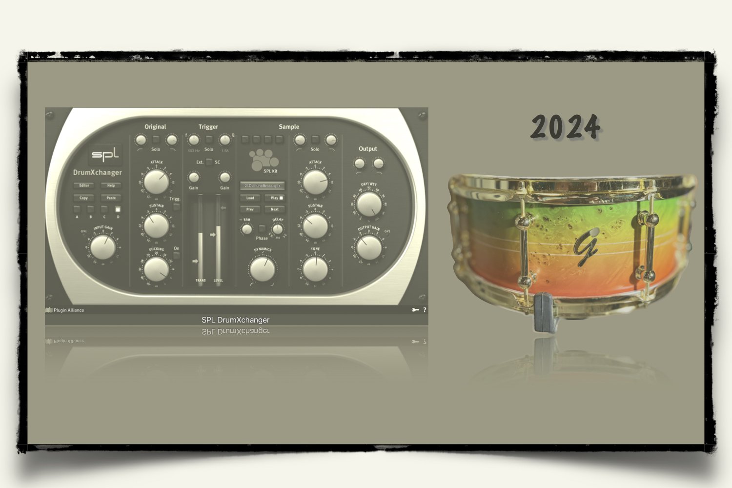 2024 Groove Drum Co Mappa Burl Snare sounds for SPL DrumXchanger