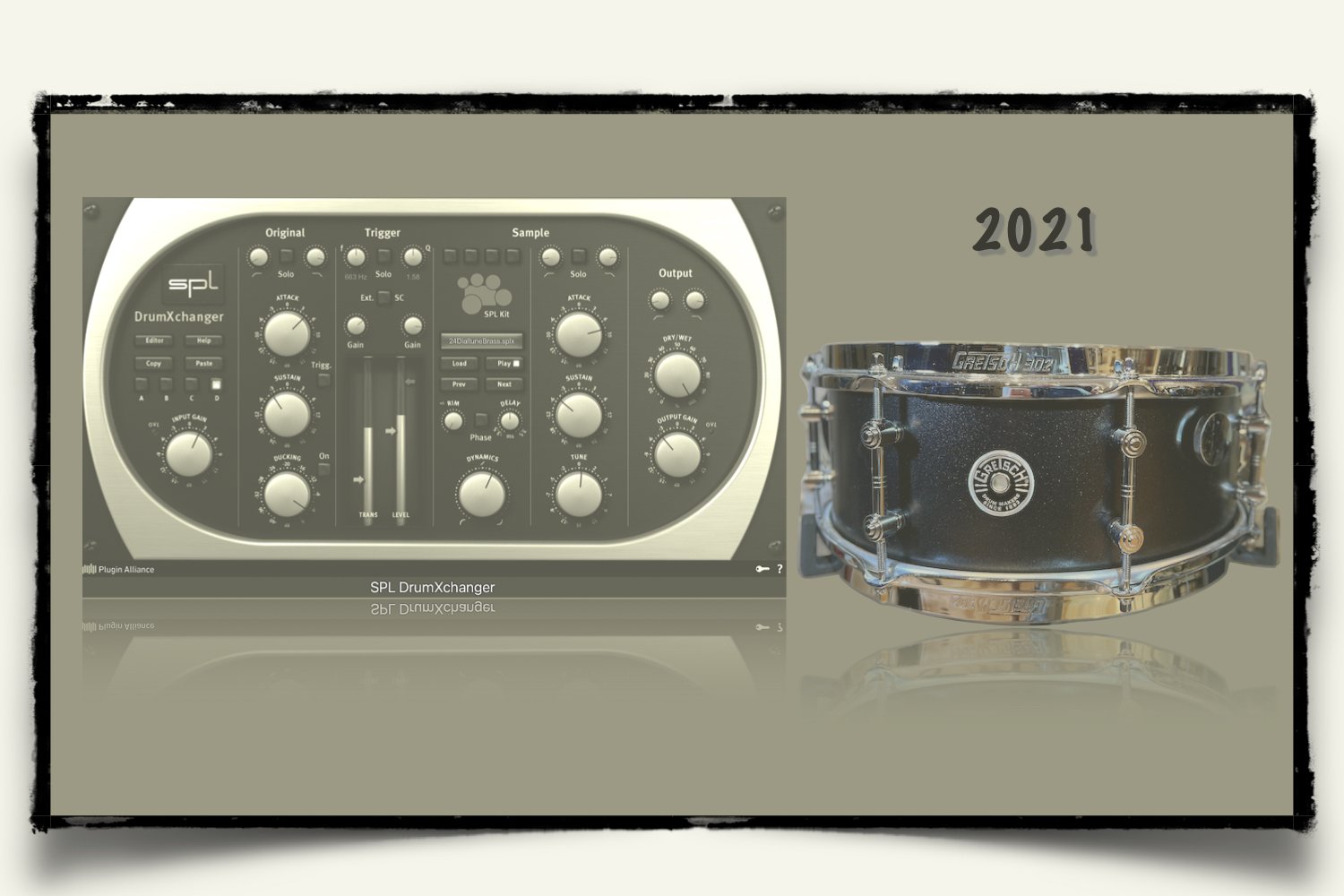 2021 Gretsch Brooklyn Standard Mike Johnston samples for SPL DrumXchanger