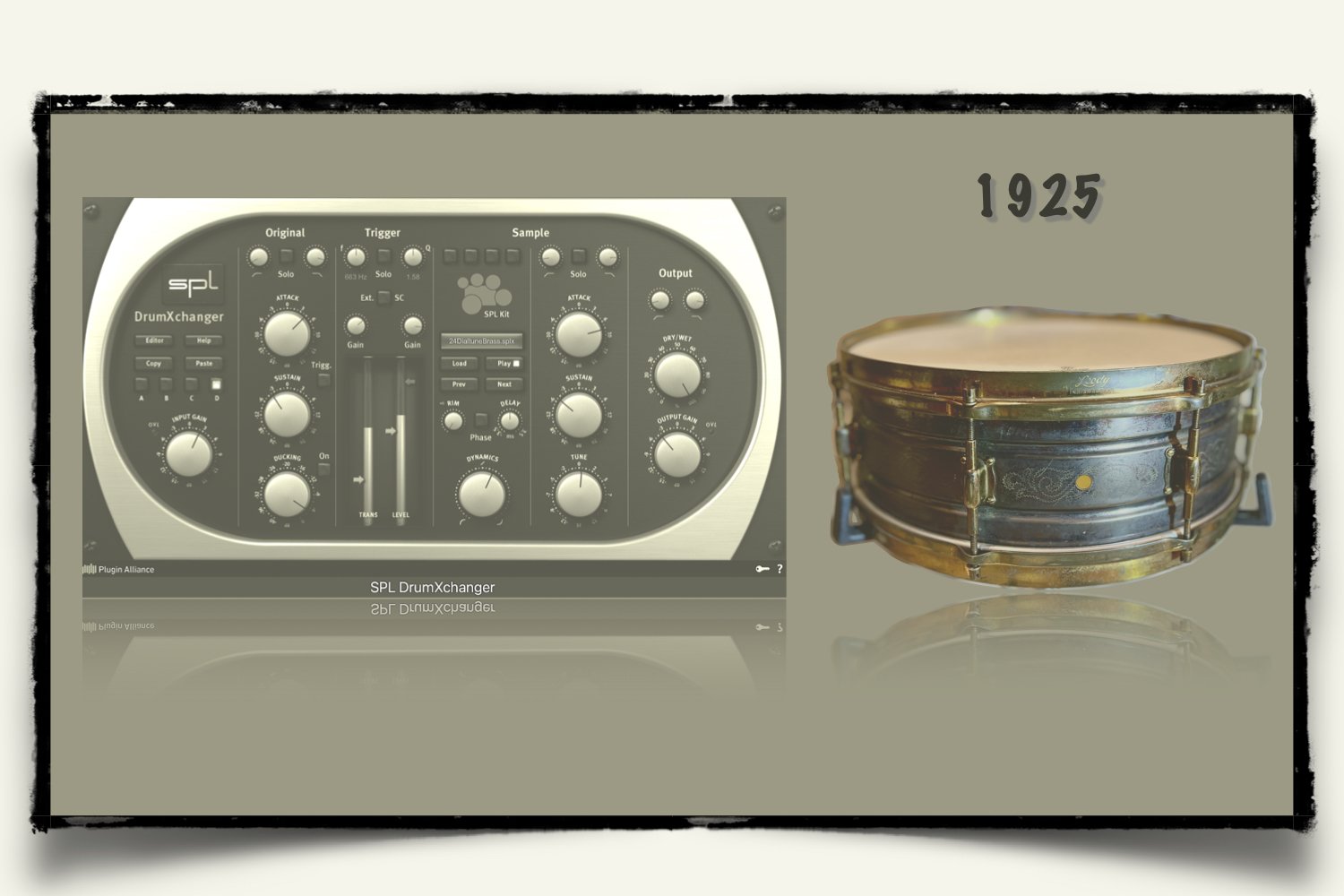 SPL DrumXchanger Leedy Black Elite Snare