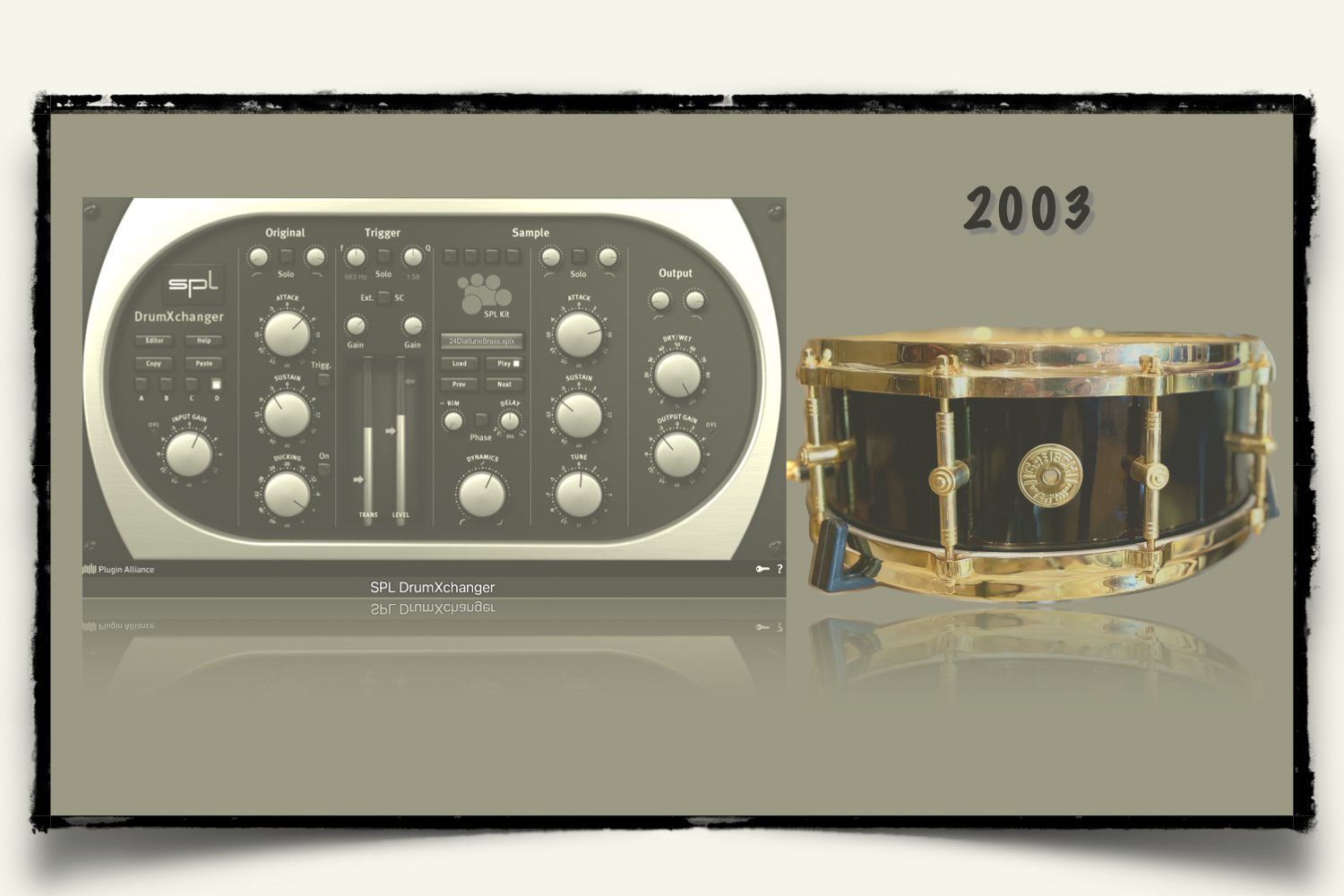 2003 Gretsch 4156 120th Anniversary Snare for SPL DrumXchanger