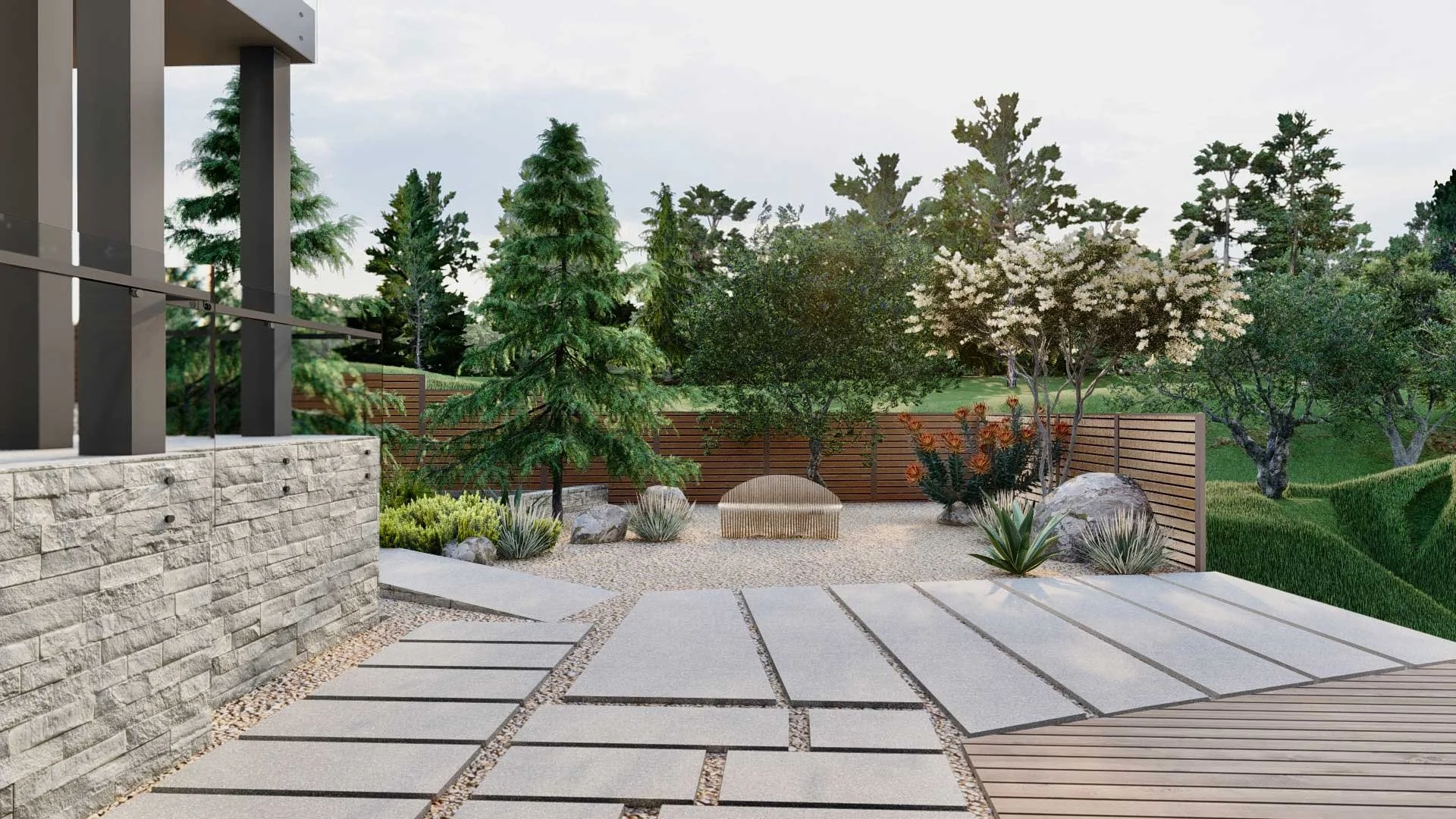 Rincon Ridge concrete steps