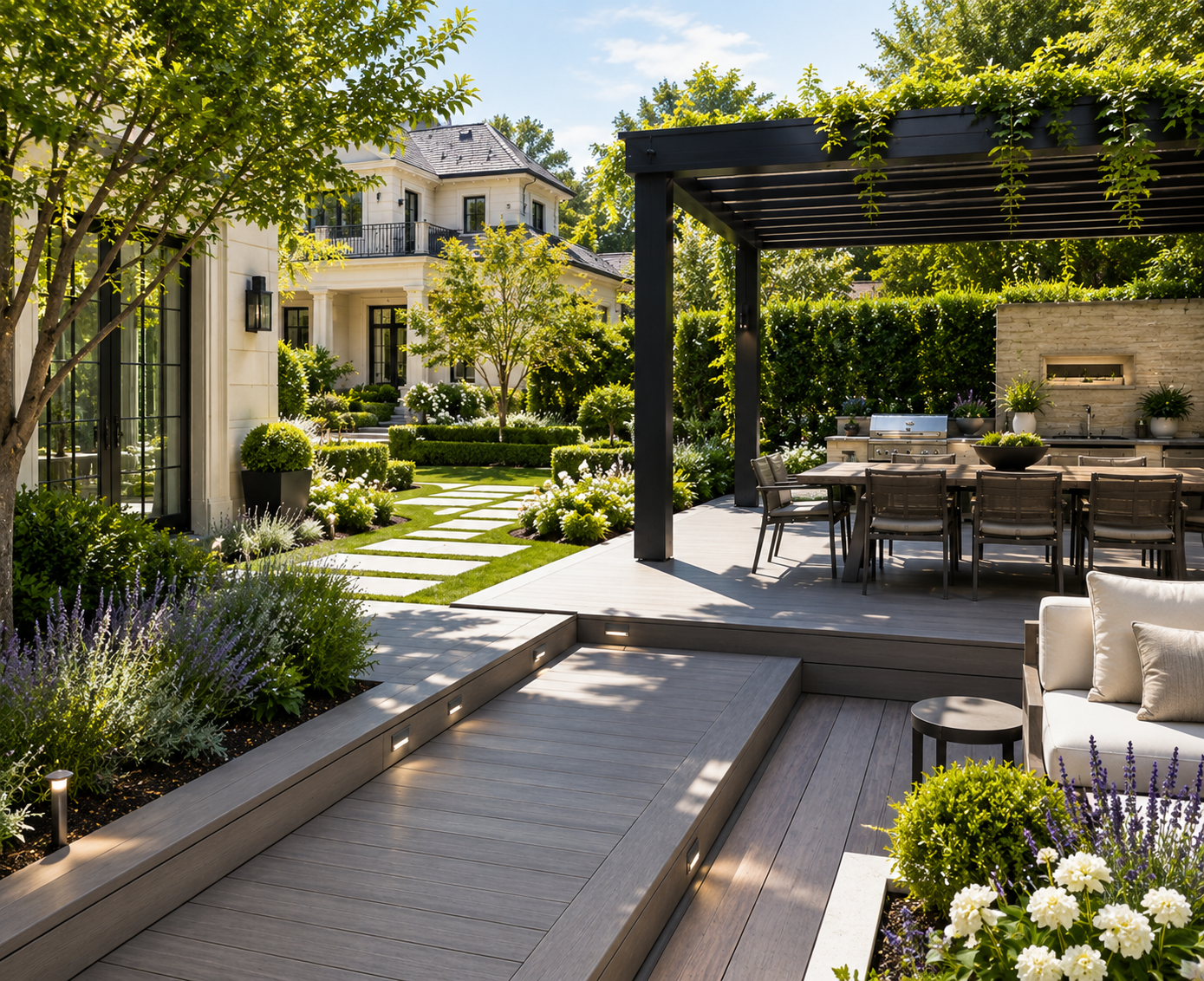 Luxury Pergola Patio Garden