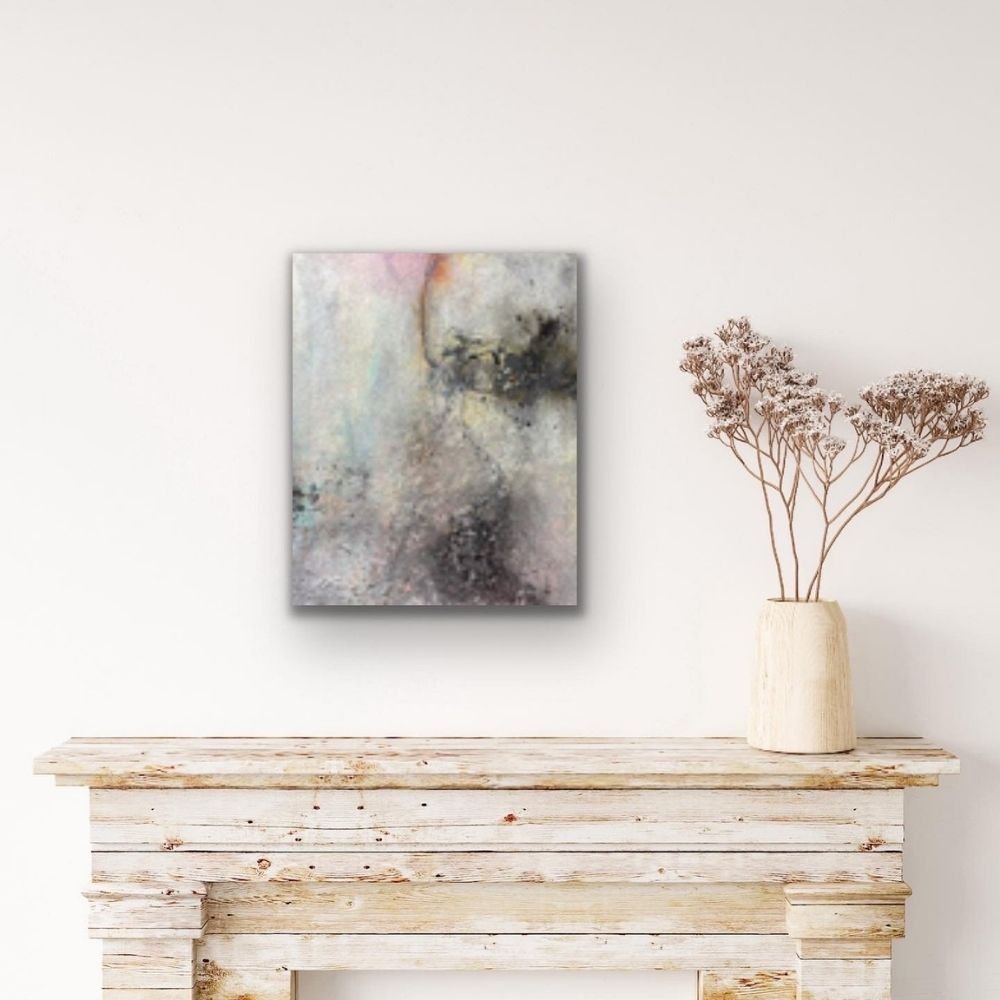 Adriatic Sea Wall - Abstract Underground Studio by Stephanie Lane - white wall.jpg