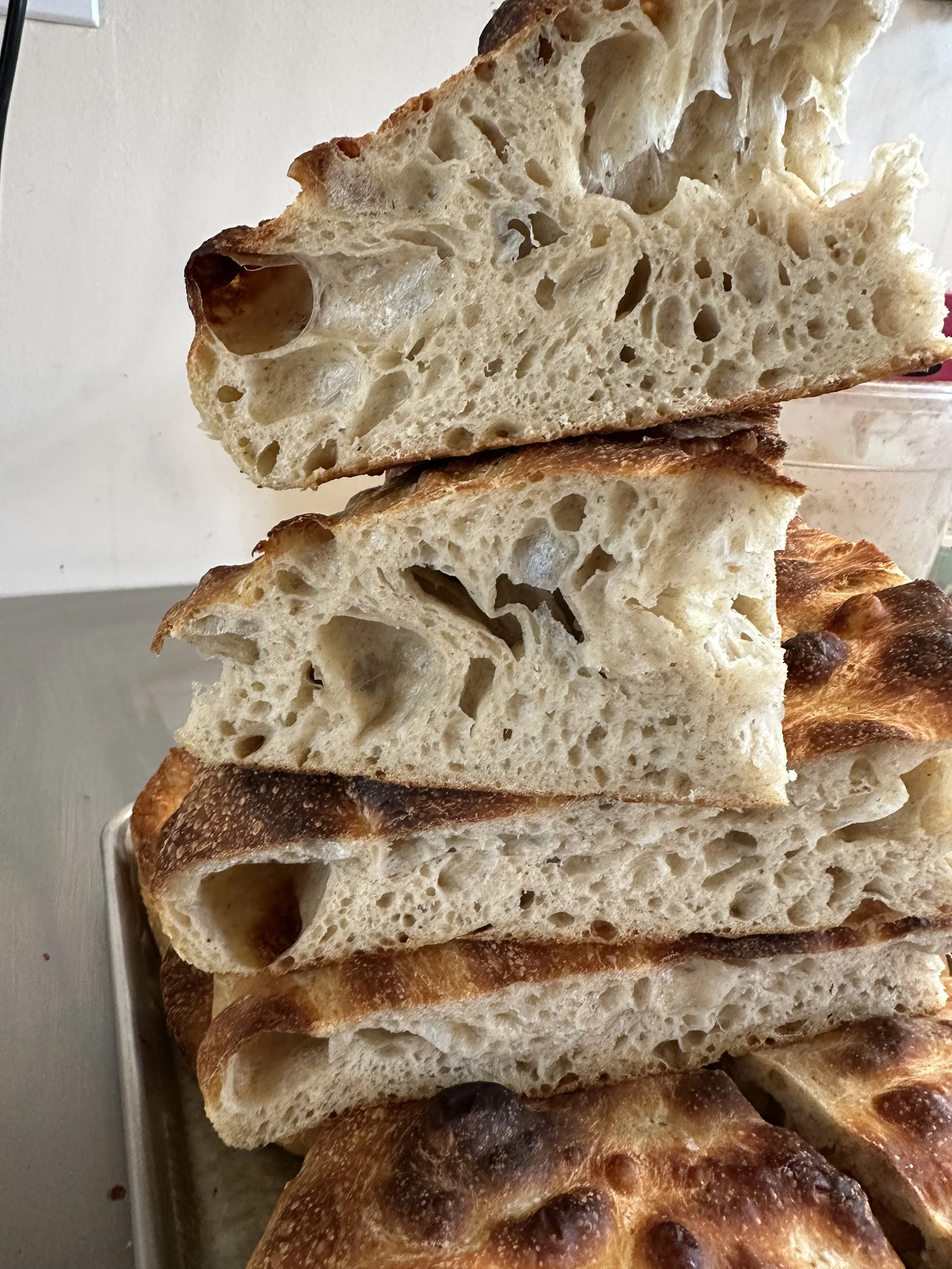 Olive Oil and Sea Salt Sourdough Focaccia