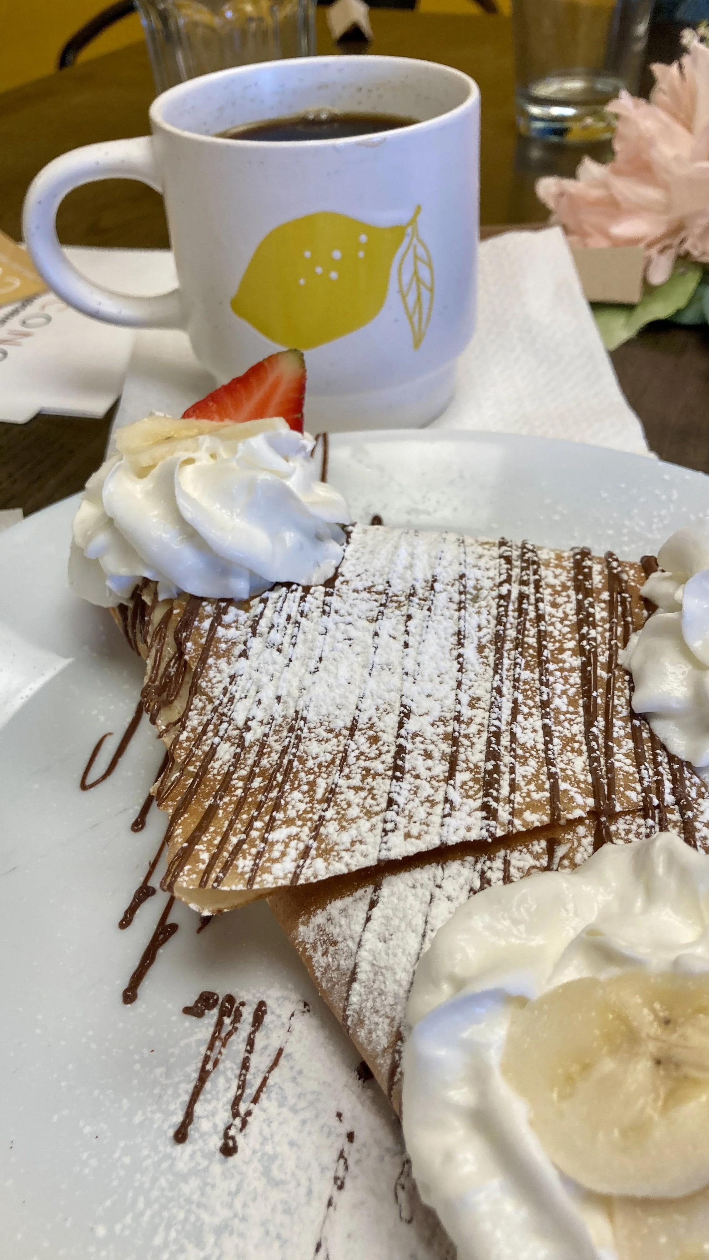 Neighborly Connections Over Crepes and Coffee! 