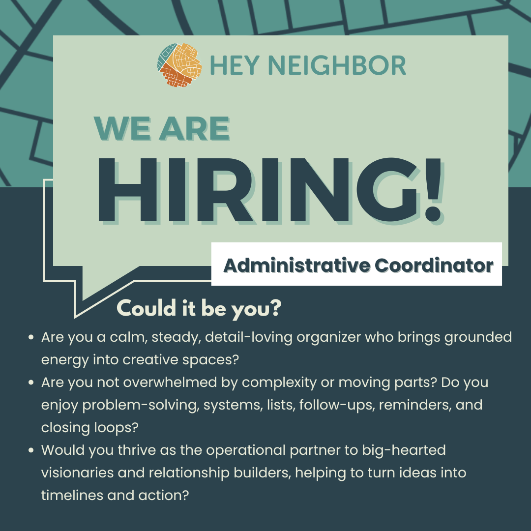 Administrative Coordinator Position (part-time) 