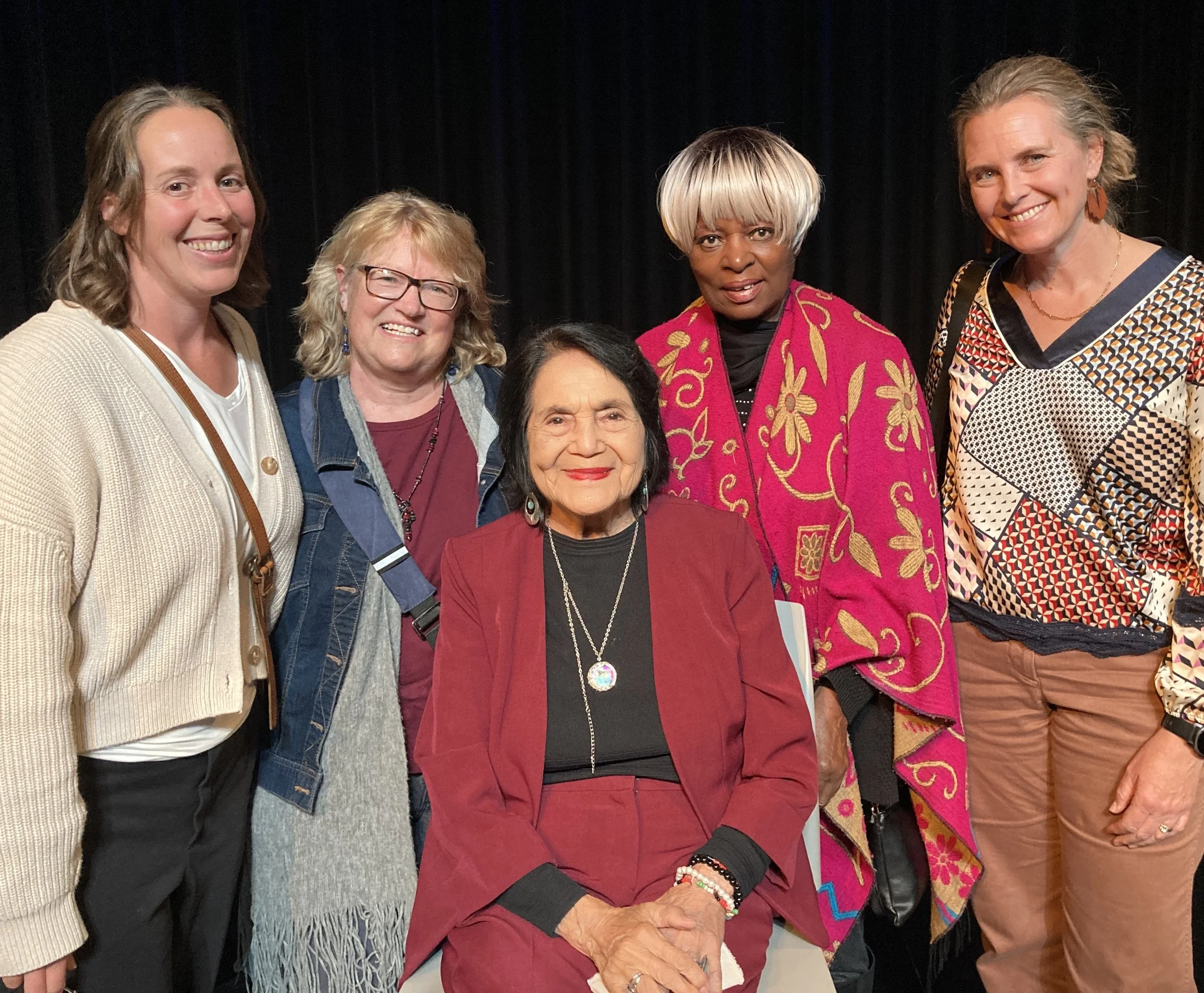 Hey Neighbor Team Meets Civil Rights Icon Delores Huerta