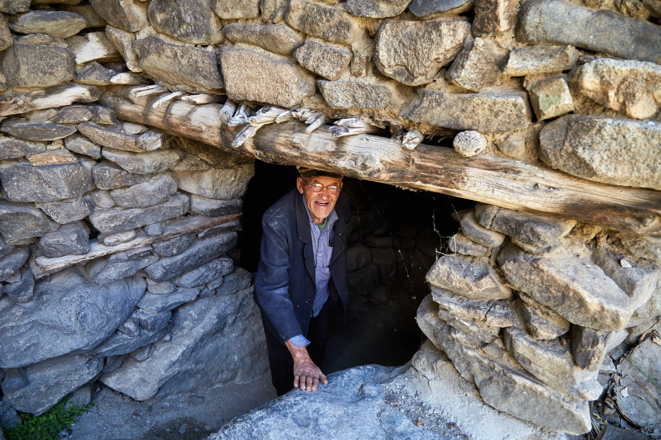 Sonam Phuntso, a scholar of Ladakh history, navigated his way through a narrow rocky passage in an Aryan tribal village in Ladakh. Among the speculations on who Aryans were, the most interesting is that they are the generations that followed the clan