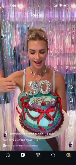 (7/13) J. Reynosa Mini heart Birthday cake