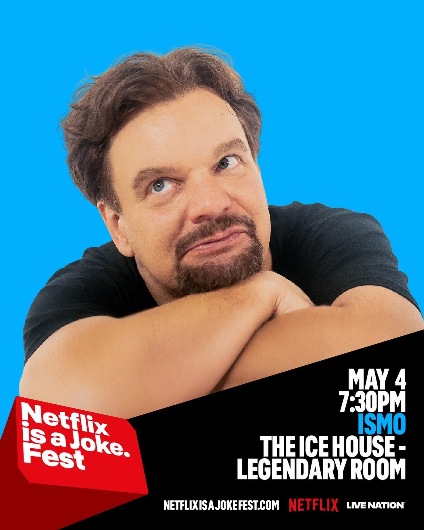 Los Angeles: are you ready to laugh and hold-in our farts together at NETFLIX IS A JOKE FESTIVAL?!🤘🙏 @netflixisajoke @theicehousecc @jokesonjosh @emmyloulaford