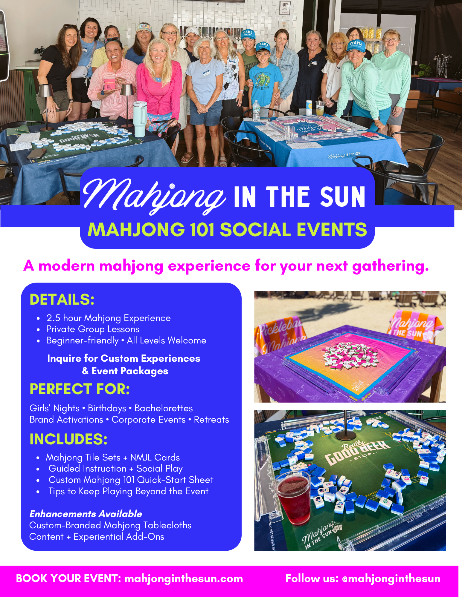 Mahjong — Pickleball in the Sun
