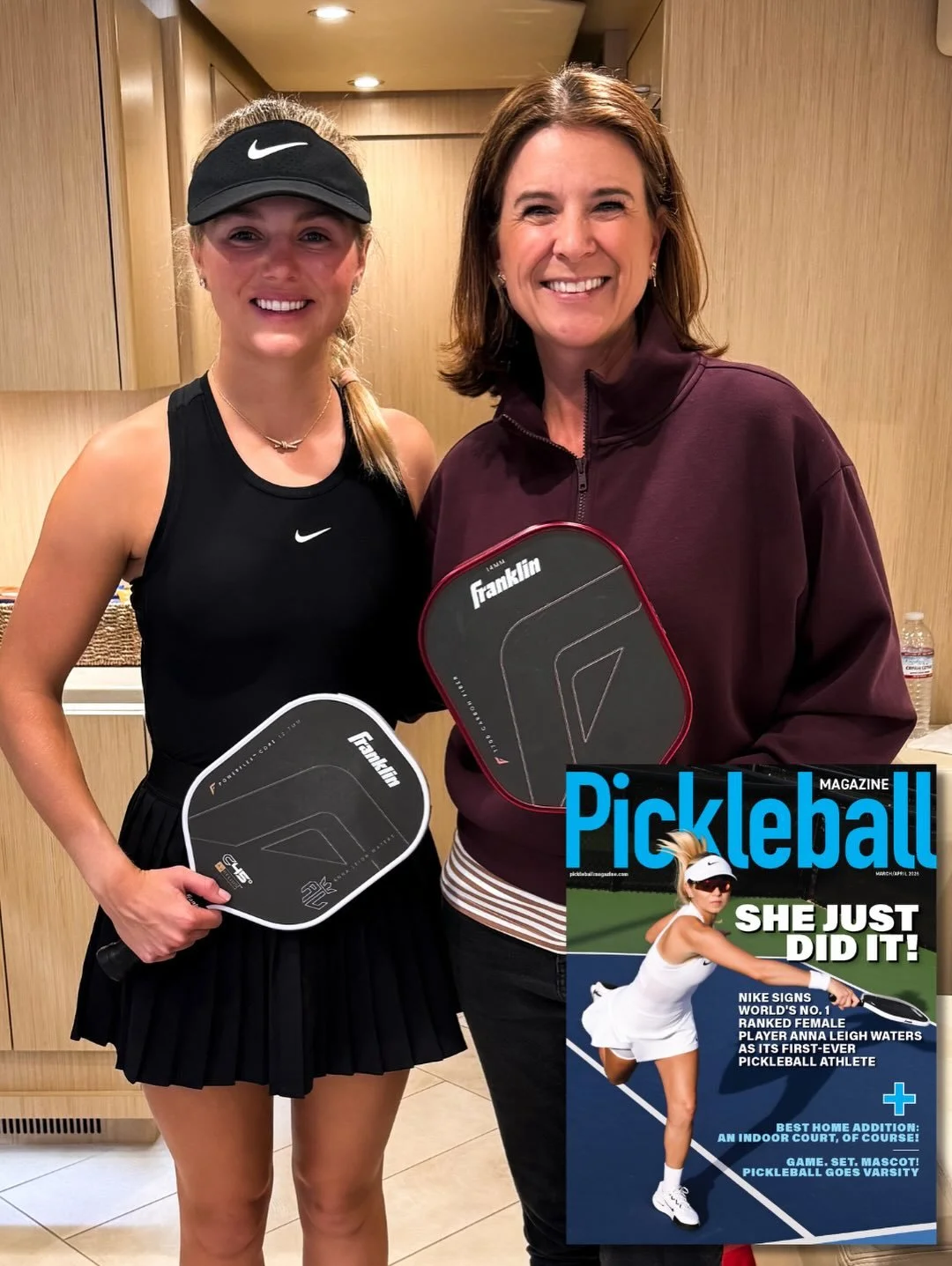 I&rsquo;ve written a lot of stories over the years, but this one meant a lot.

Sitting inside the RV with @anna.leigh.waters during the @ppatour in Phoenix, I honestly had chills. Watching her in her @nike kit, her @franklinpickleball paddle sitting 