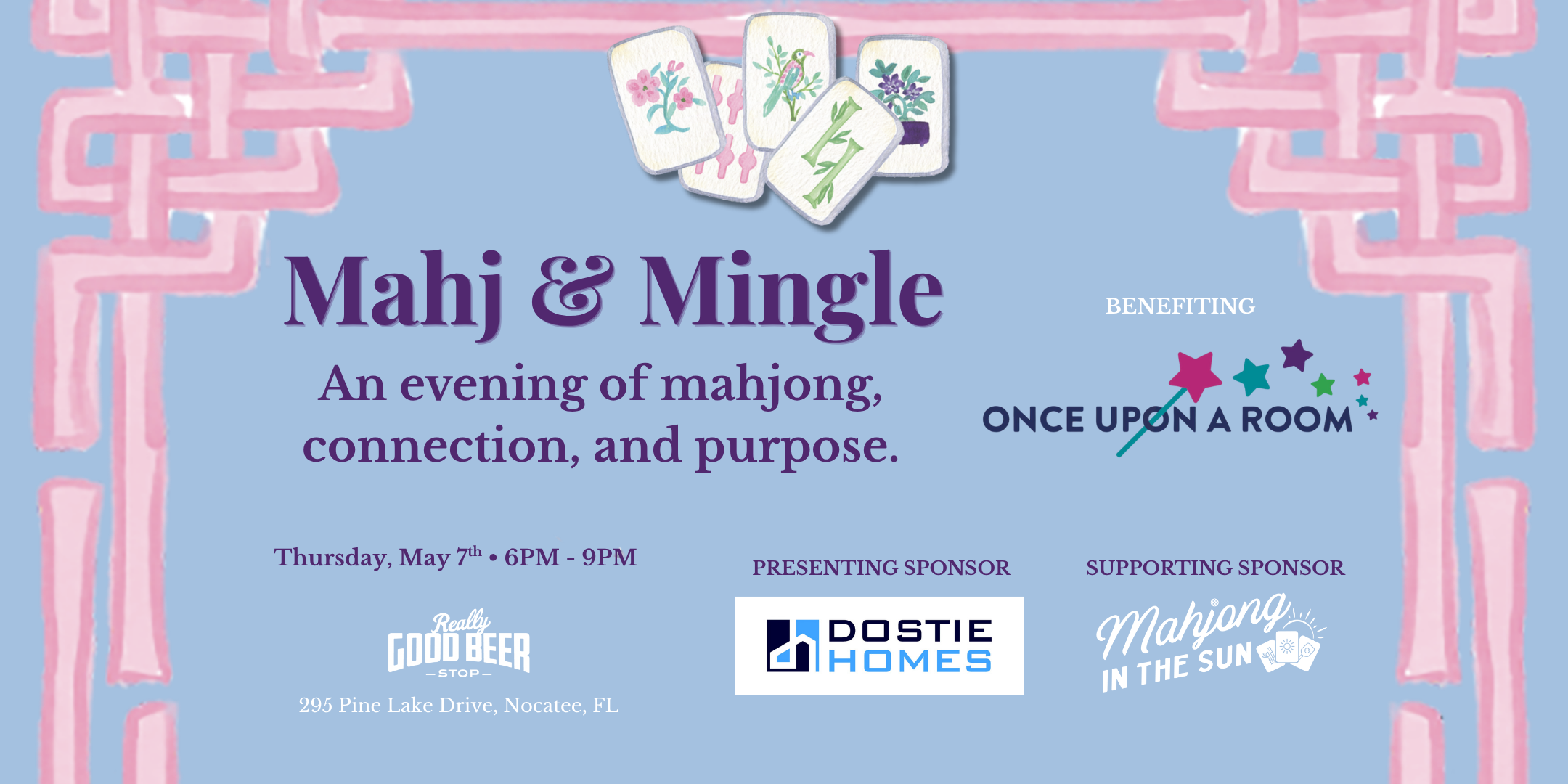 Mahj & Mingle: A Mahjong Social Benefiting Once Upon a Room Jacksonville
