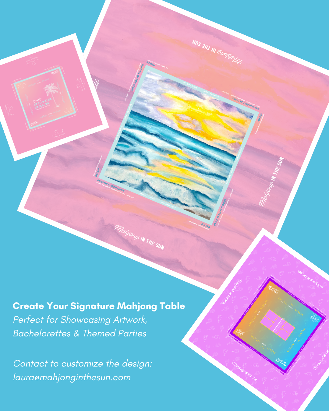 custom designed mahjong tablecloth bachelorette party.png