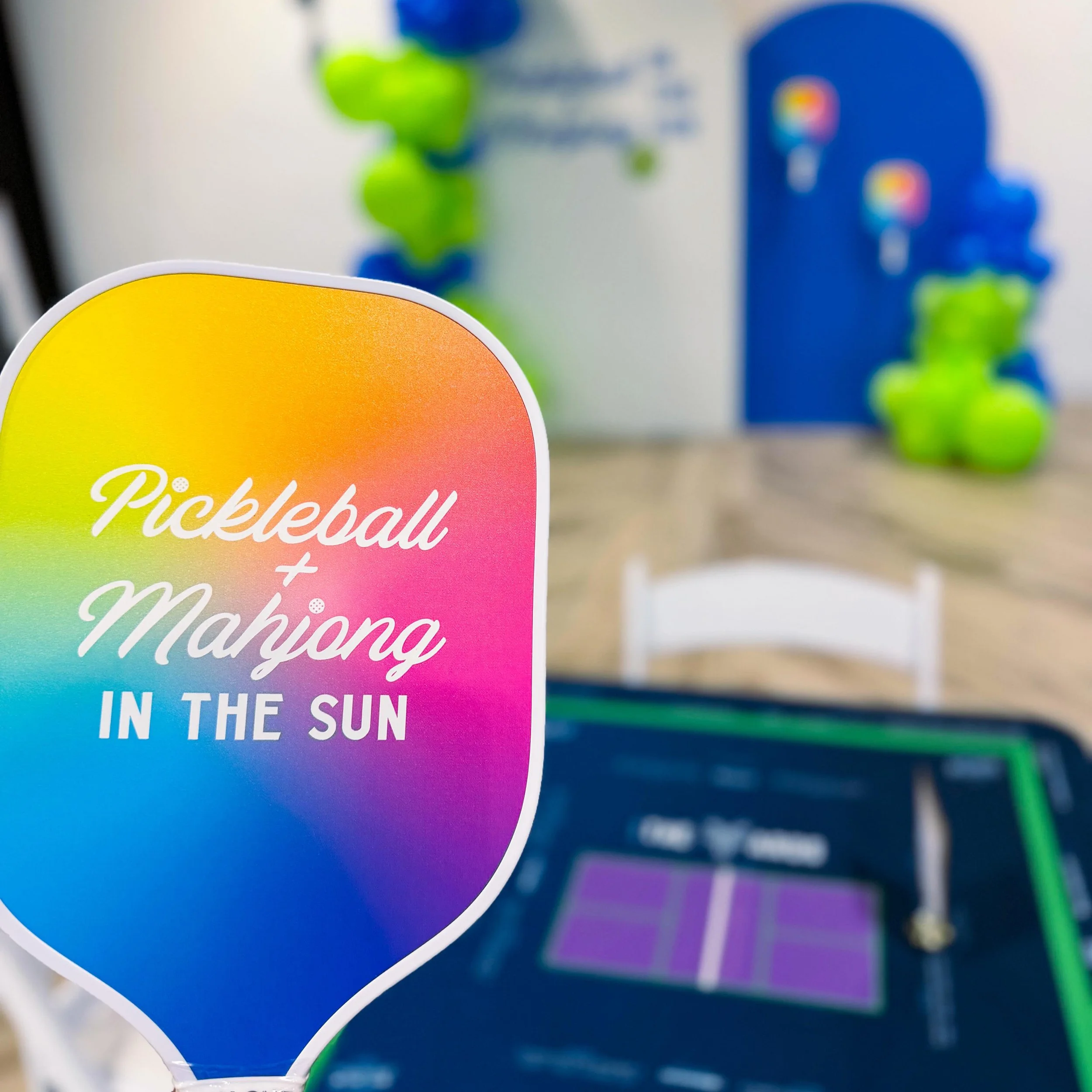 Our two favorite things in the world - @pickleballinthesun + @mahjonginthesun 

#pickleball #mahjong