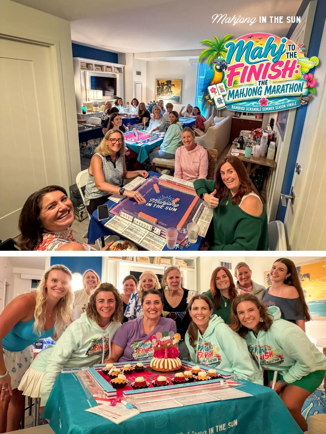 More than 14 hours of mahjong over Saturday and Sunday at @Margaritavillejacksonville as @MahjongintheSun hosted Mahj to the Finish: The Mahjong Marathon! 

For the past nine weeks, we&rsquo;ve been celebrating our inaugural @BambirdScramble season, 