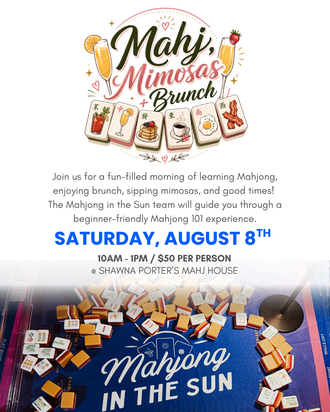 Mahj, Mimosas + Brunch