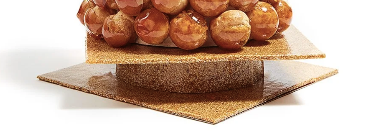 Double socle de nougatine