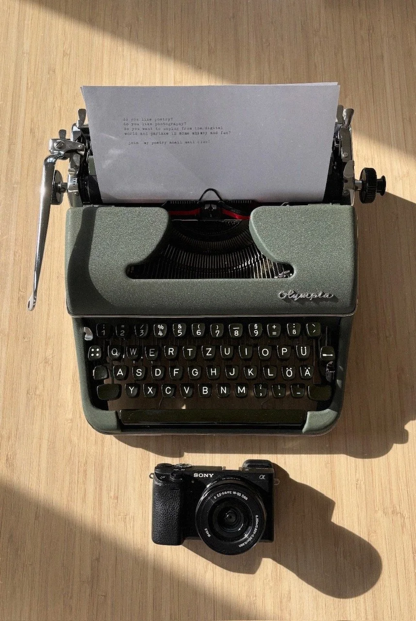 do you like poetry? do you like photography? do you want to unplug from the digital  world and partake in whimsy and fun?  join my poetry snail mail club!