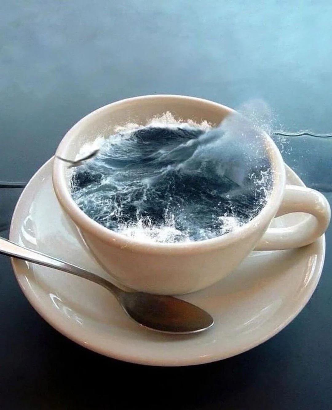 ❤️ I LOVE THIS ANALOGY:⁠
⁠
You are holding a cup of coffee when someone comes along and bumps into you or shakes your arm, making you spill your coffee everywhere.⁠
⁠
Why did you spill the coffee?⁠
⁠
&ldquo;Because someone bumped into me!!!&rdquo;⁠
⁠