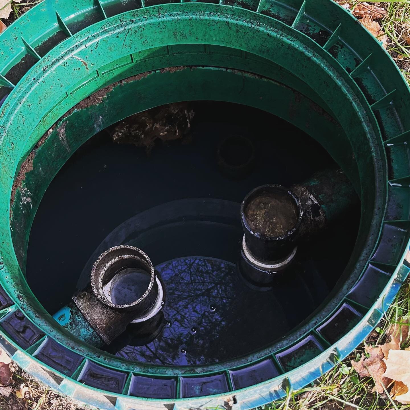 Picture 1: As you can see, the inlet to the septic tank is completely blocked, full of grease!

Picture 2: Kitchen drain completely blocked, full of grease!

Picture 3: A bin we used to catch chunks of grease and water while snaking. We got everythin