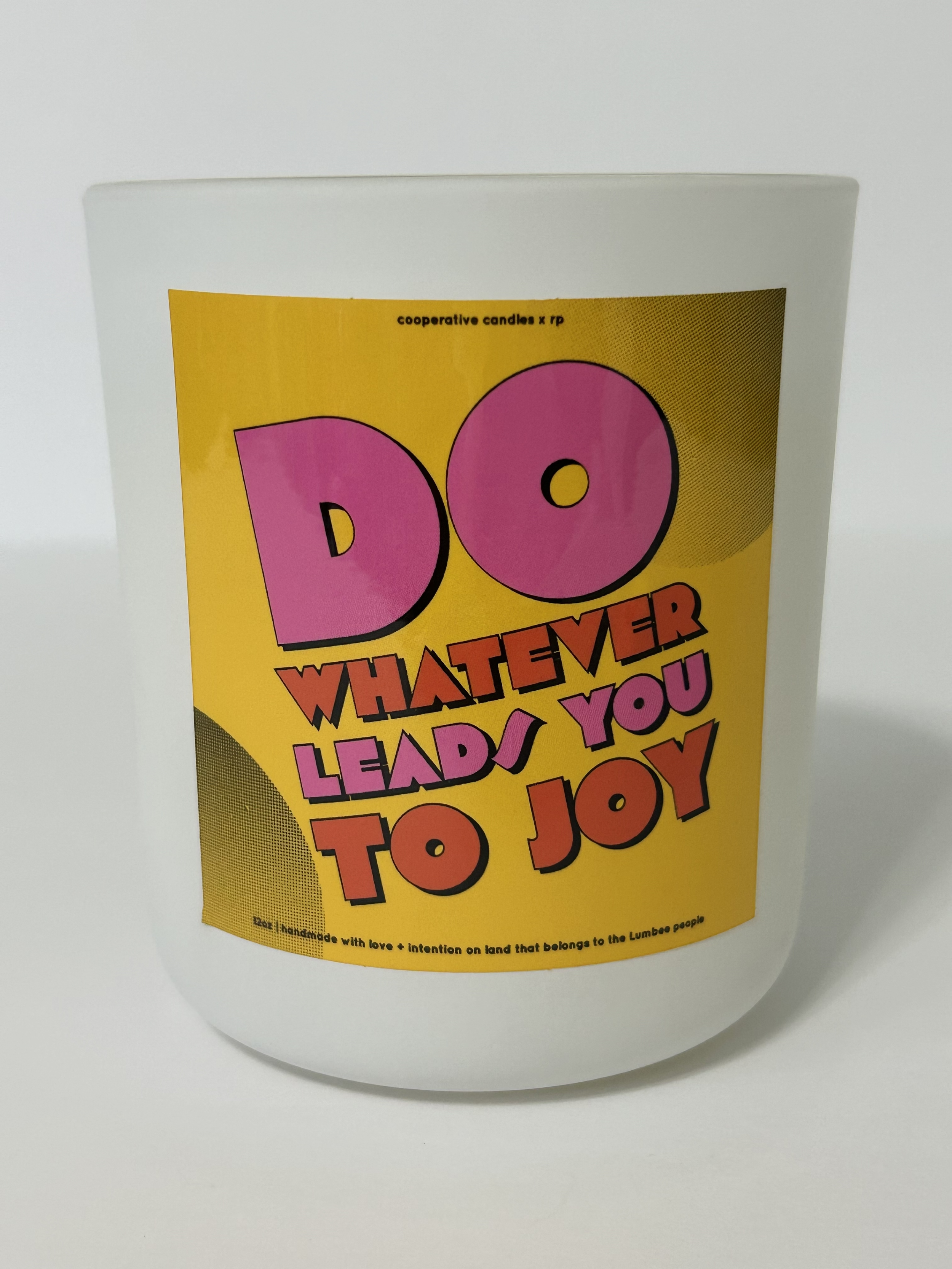 Leads To Joy - 12oz Vessel in Matte White