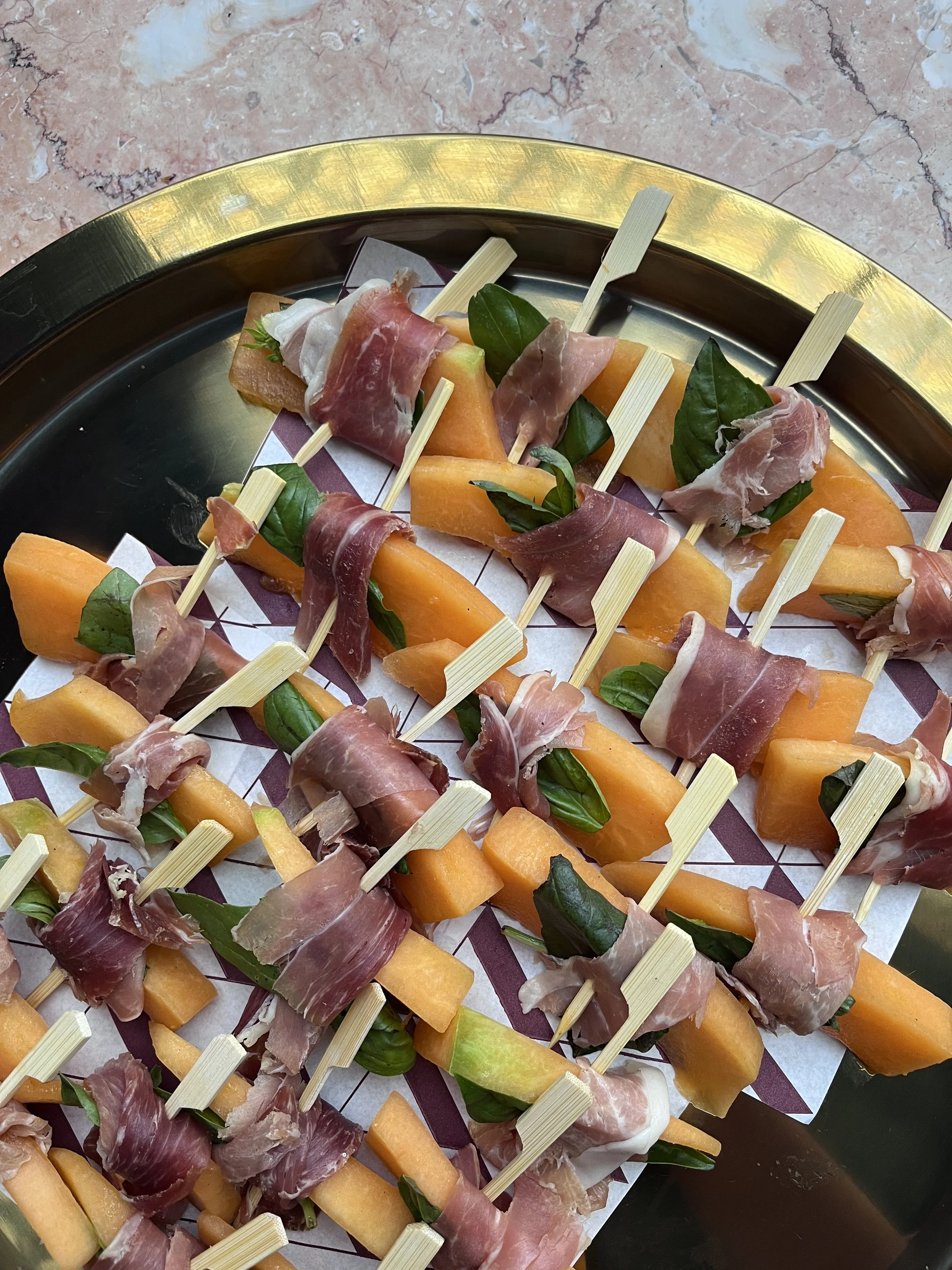 Cantelope, Proscuitto & Basil.JPG
