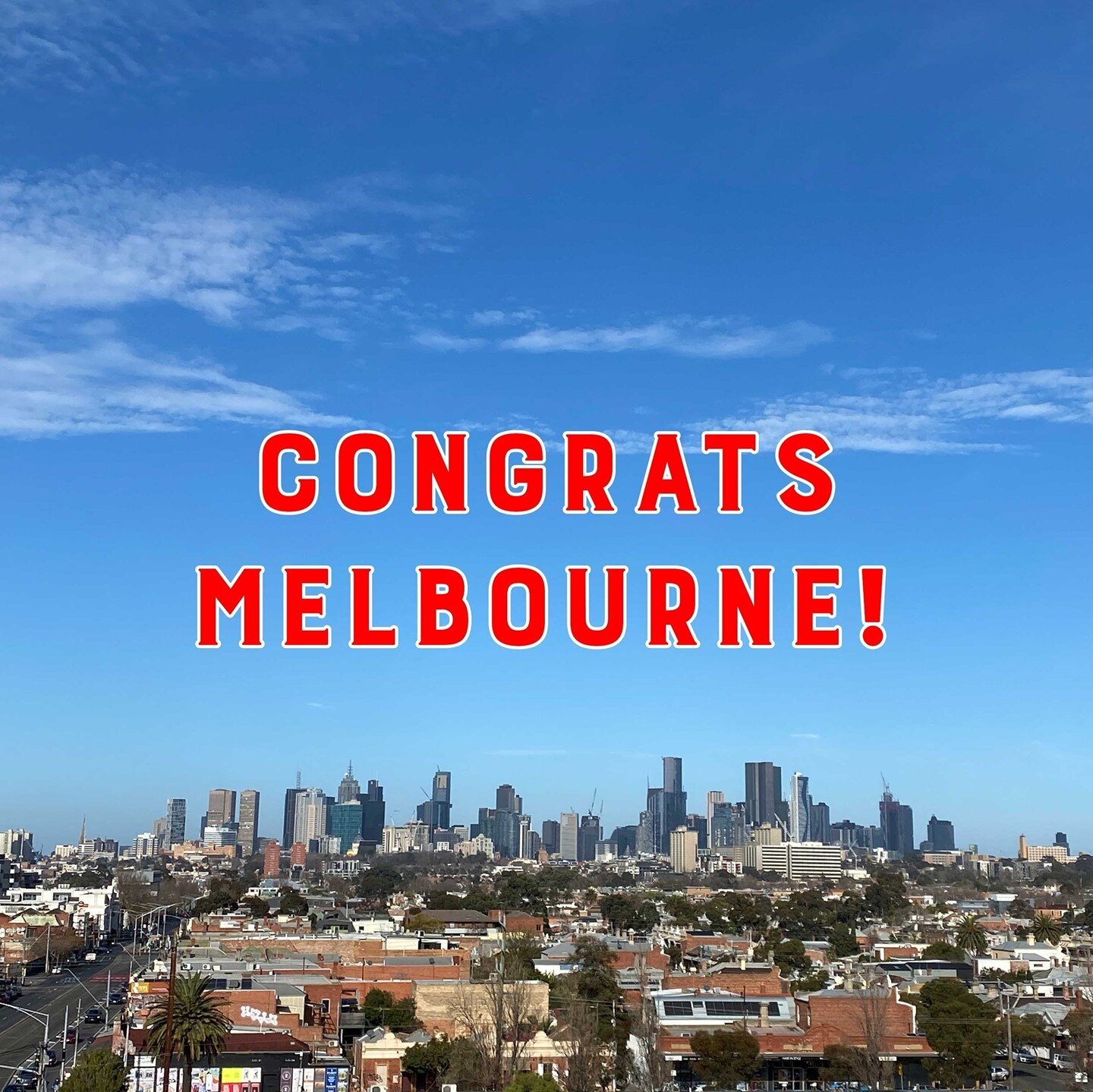 Well done Melbourne - Rolling up sleeves and getting vaxxed like no tomorrow!⁠
⁠
Opening a week earlier than anticipated will have its share of challenges but it's so exciting to see things moving into a new phase.⁠
⁠
La Carta is also getting back in