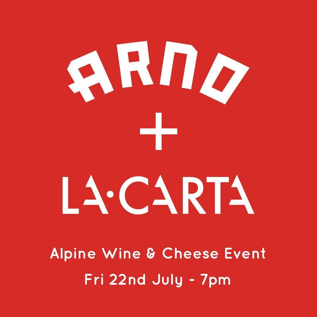 📣 Arno + La Carta Wine Alpine Wine Event!⁠
⁠
We are very excited to be partnering with Will O'Brien at @arno.deli for their very first wine event. Tickets are super limited so don't sleep on this!⁠
⁠
Will has selected an awesome line up of wines fro