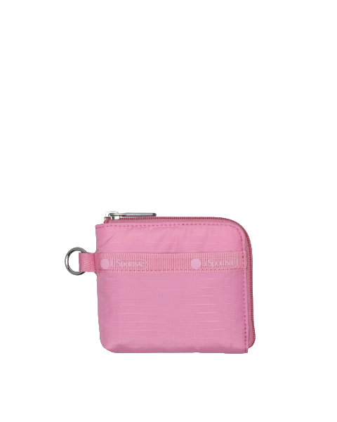 LESPORTSAC 絲絨玫瑰極簡輕薄錢包