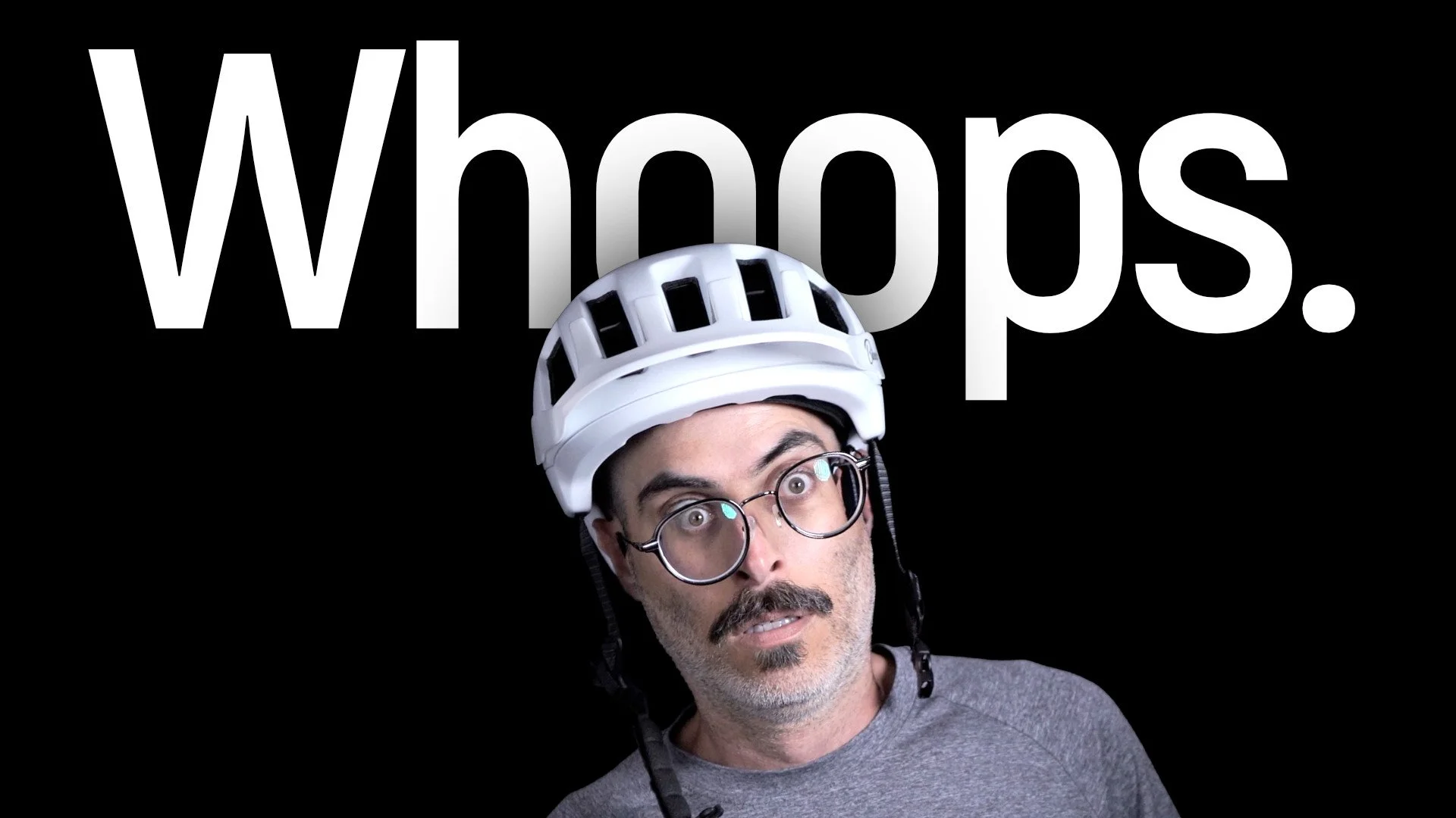 I fell off my bike. It turned into an existential crisis.