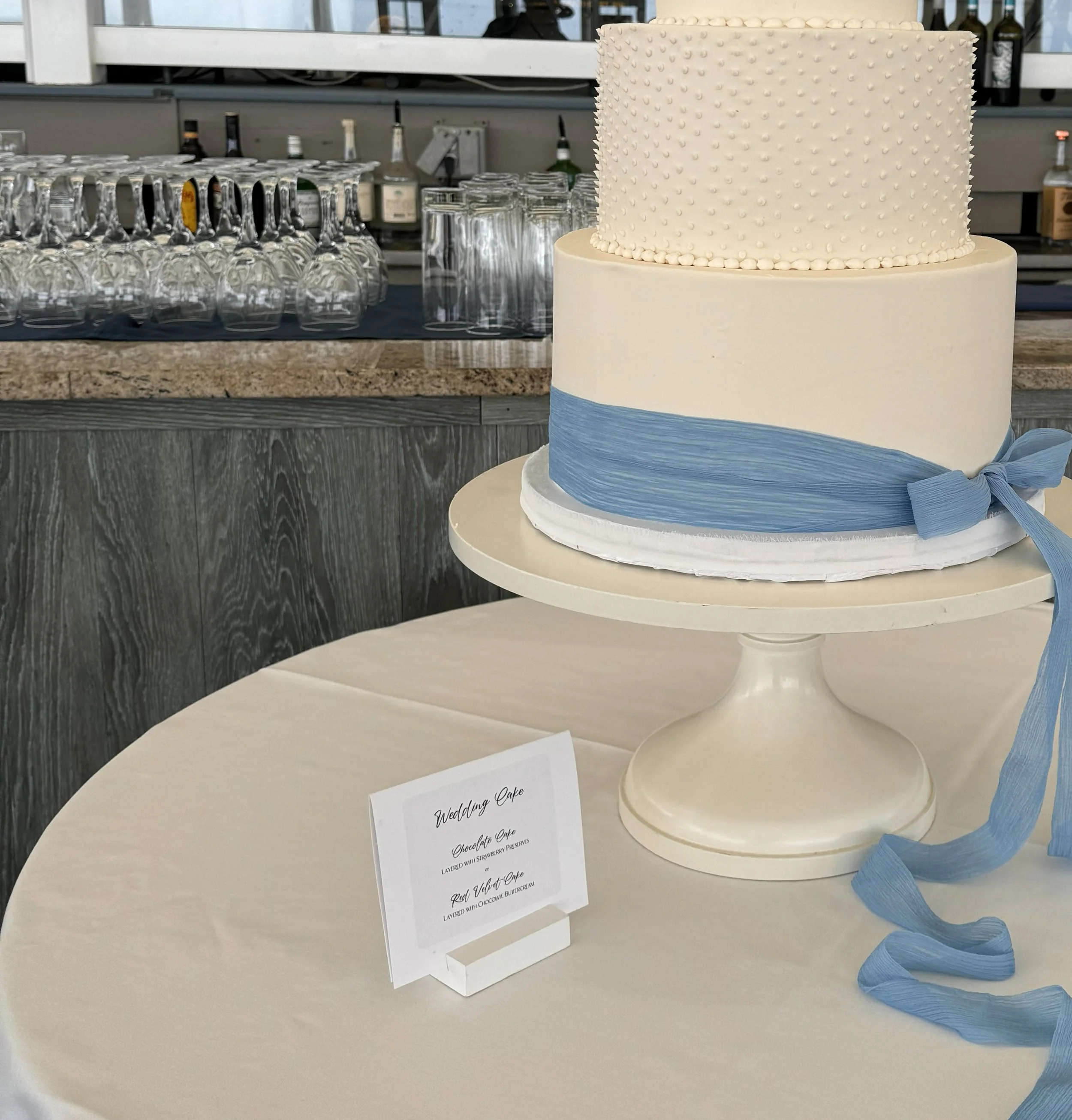 white cake stand for three tiered layered wedding cake.jpg