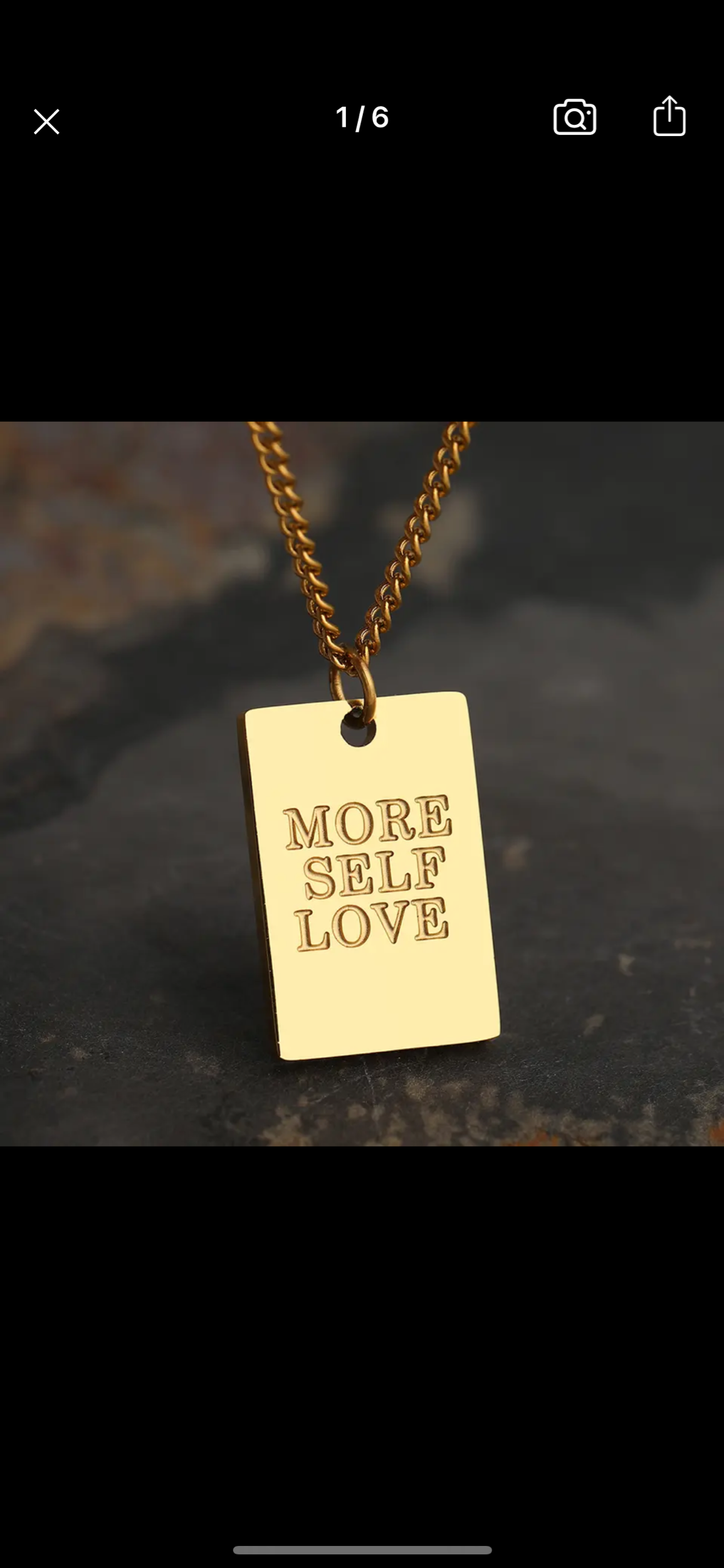 Affirmation necklaces