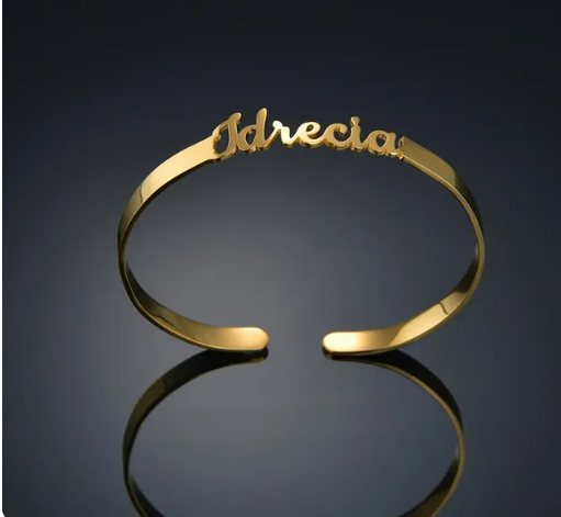 Name Bangle Cuffs