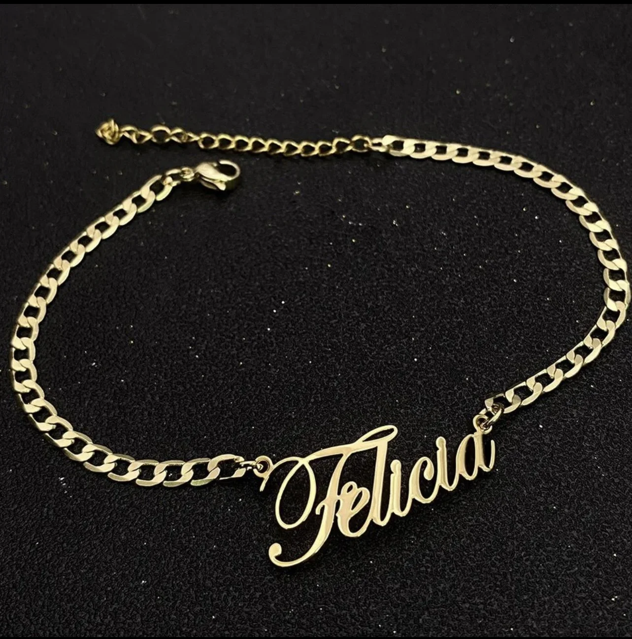 Custom Name Anklet