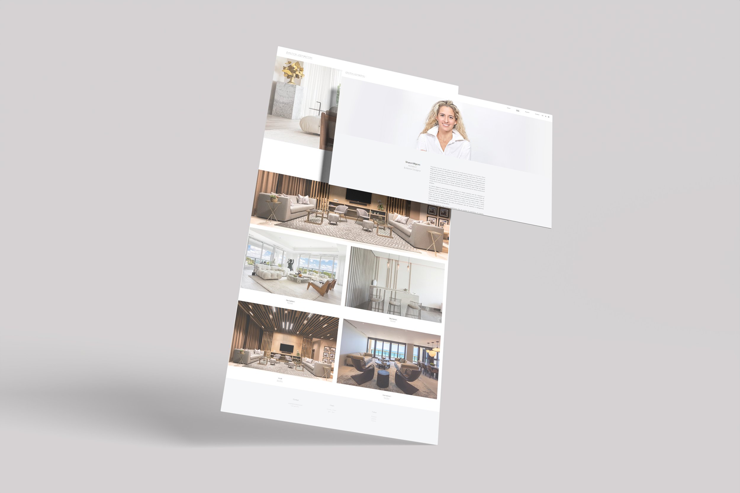 Diseño Web para Arq. Sharon Milgrom