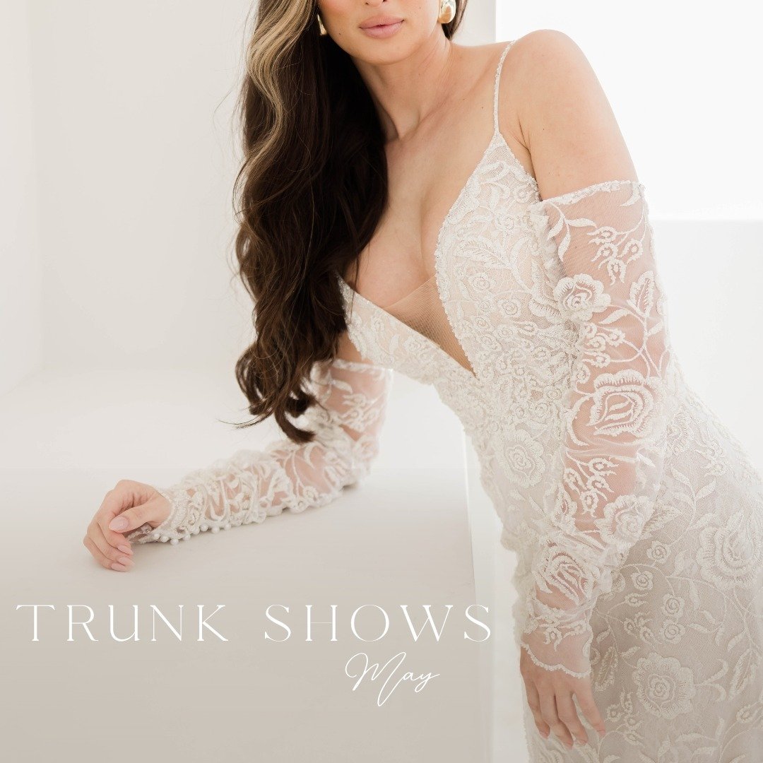 TRUNK SHOWS: MAY 2024⁠
⁠
Brides, we are so excited to announce the dates of our upcoming trunk shows! The Zavana Couture SERENE trunk show is being held by our wonderful stockists... ⁠⁠
⁠
AUSTRALIA ⁠
⁠
@theveilcollective⁠
4th-19th May 2024⁠
⁠
Receive
