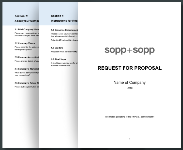 Sample Freight Rfp Request Document Free Fleet RFP Template - Accident Management Tender — sopp + sopp