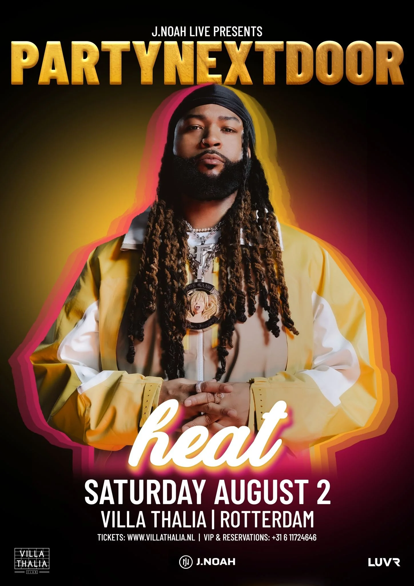 HEAT X PARTYNEXtDOOR (LIVE) | SATURDAY AUG 2ND