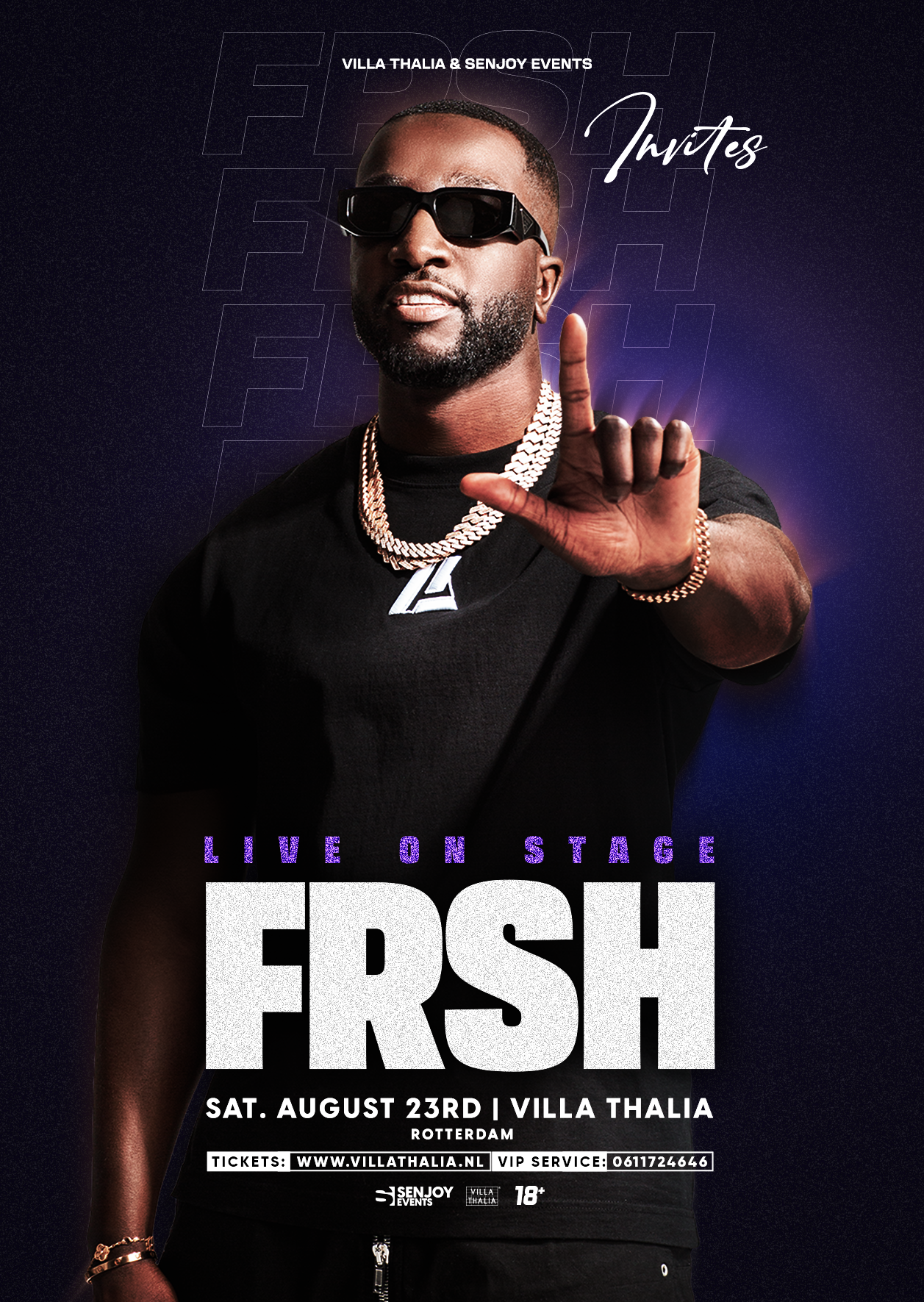 FRsh (LIVE) Senjoy & VILLA THALIA | SATURDAY AUGUST 23RD