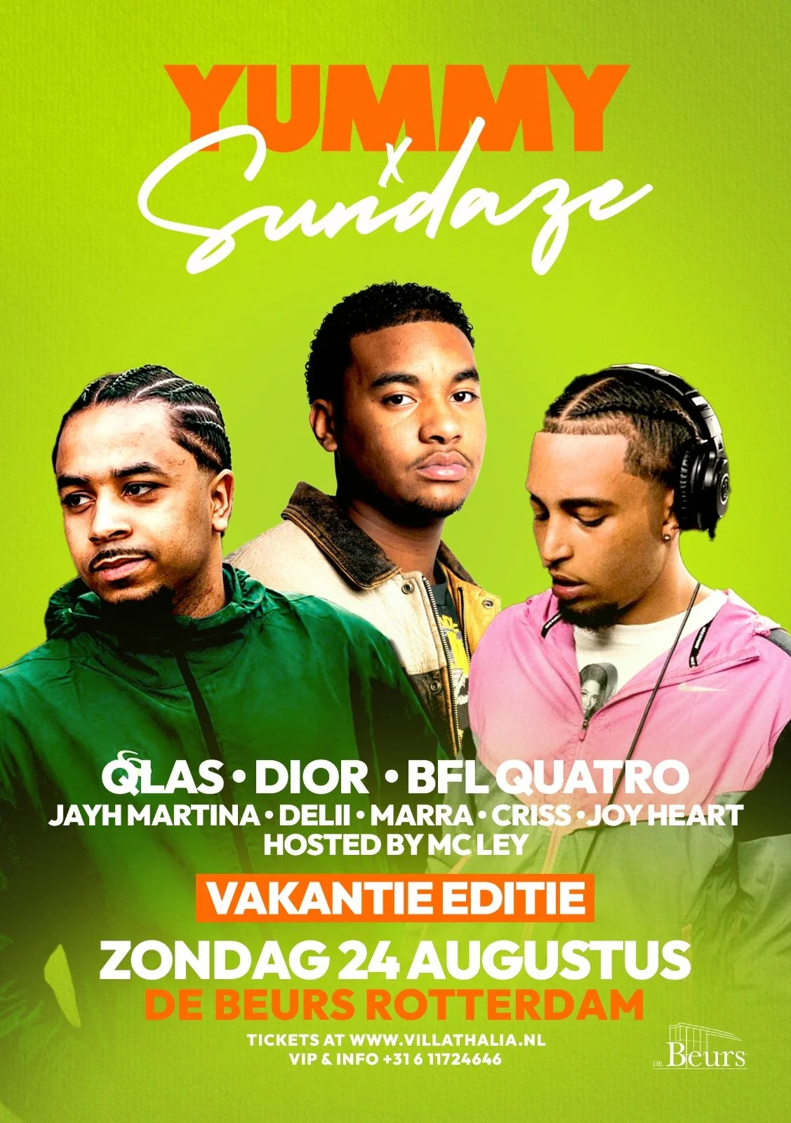 VERPLAATST NAAR DE BEURS | YUMMY X SUNDAZE | SUNDAY AUGUST 24TH