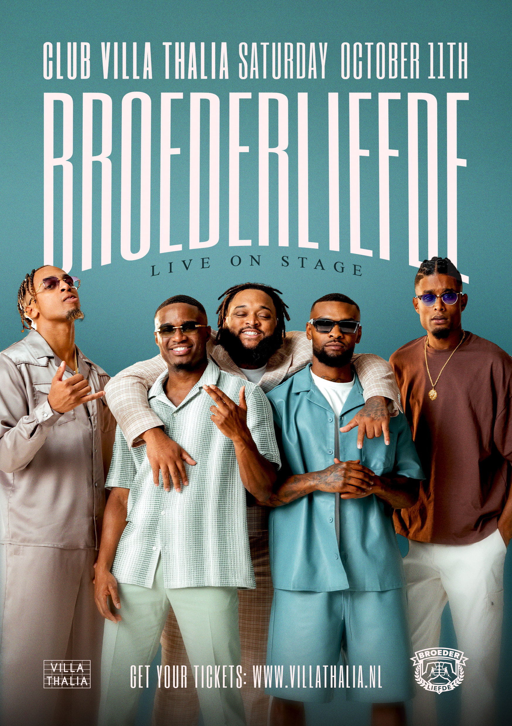 BROEDERLIEFDE (LIVE) | SATURDAY OKTOBER 11TH