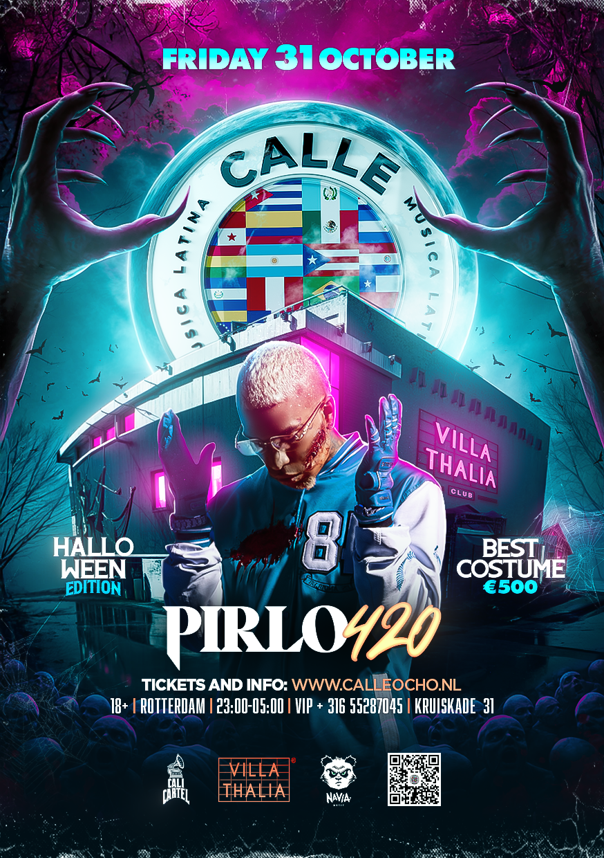 CALLE OCHO x PIRLO | FRIDAY OCTOBER 31ST