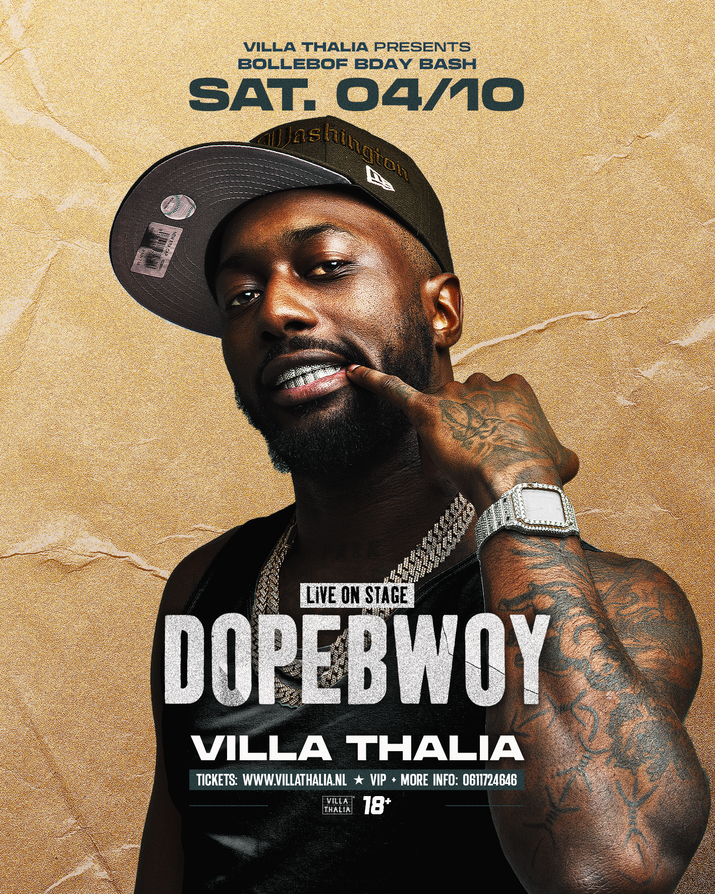 VILLA THALIA INVITES DOPEBWOY (LIVE) | SATURDAY OCTOBER 4TH