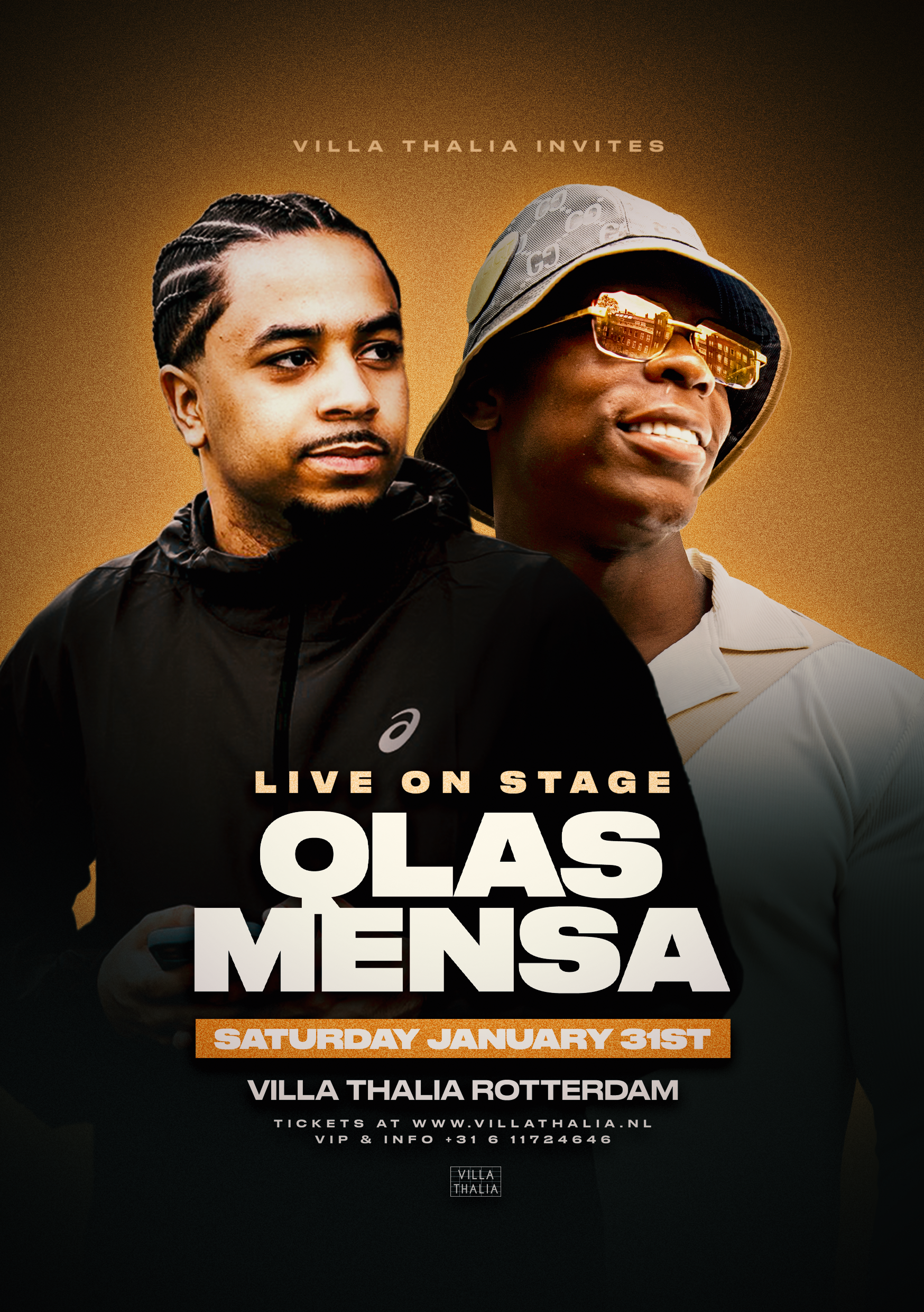 MENSA (LIVE) @ VILLA THALIA | SATURDAY JANUARY 31ST
