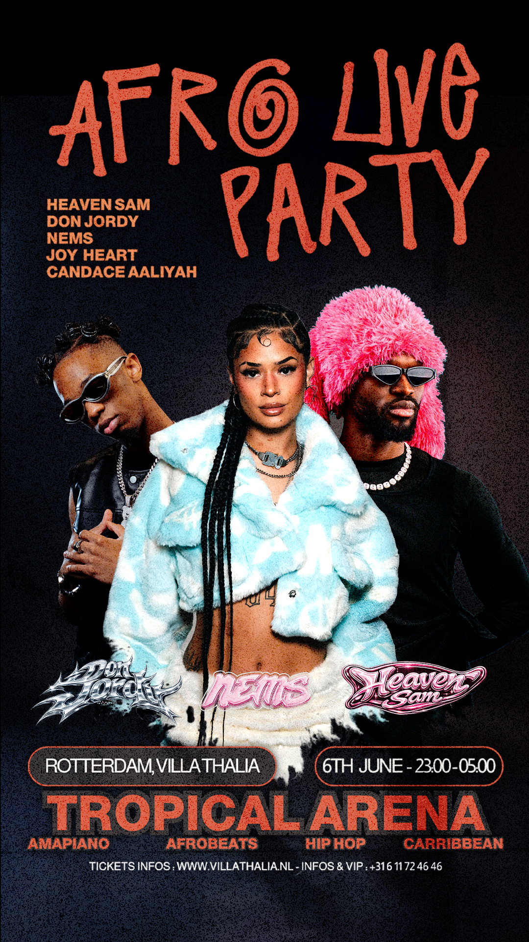 AFROLIVE X heavensAM &amp; DON JORDI | SATURDAY JUNE 6TH