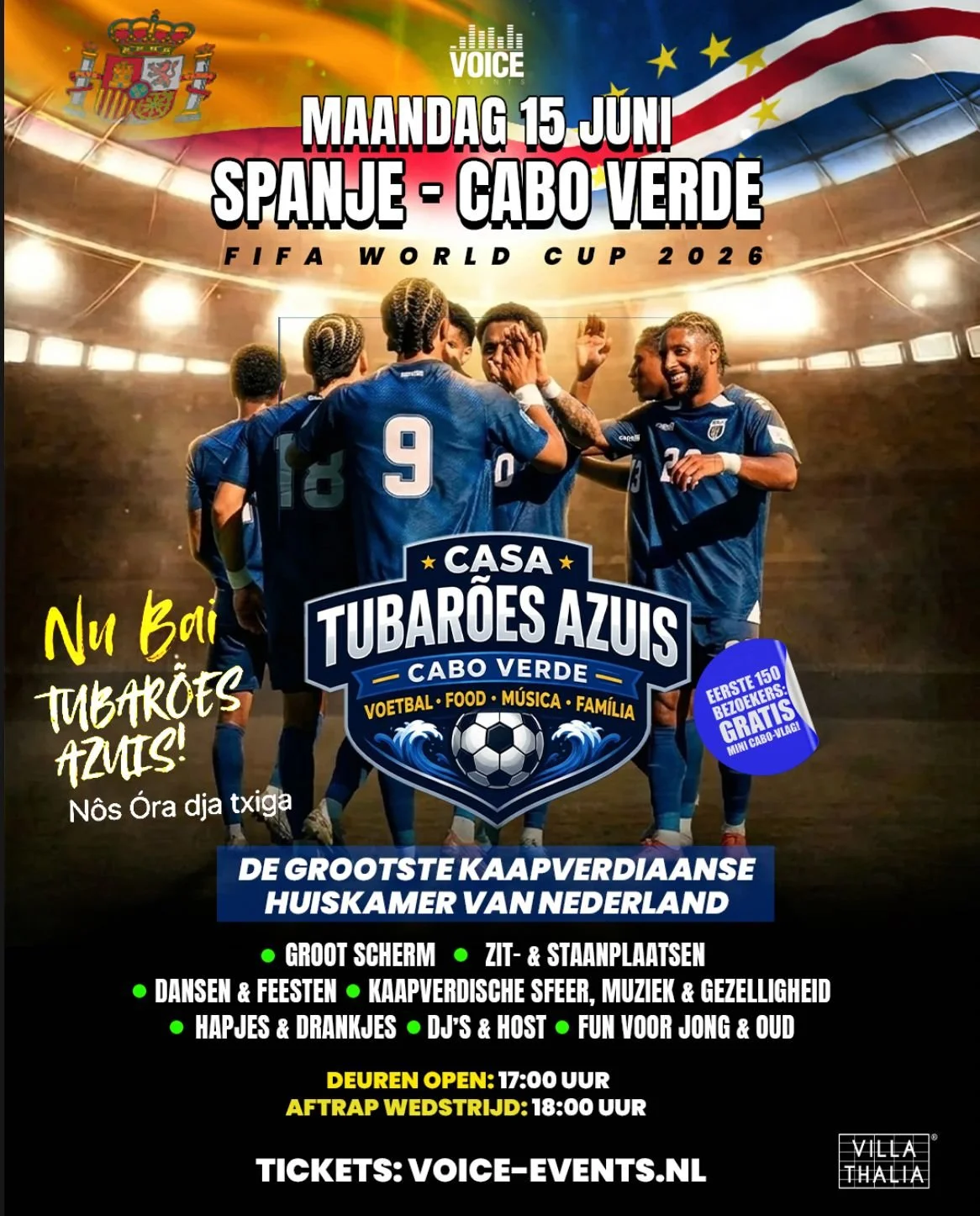 SPAIN VS. CAPEVERDE WATCHPARTY