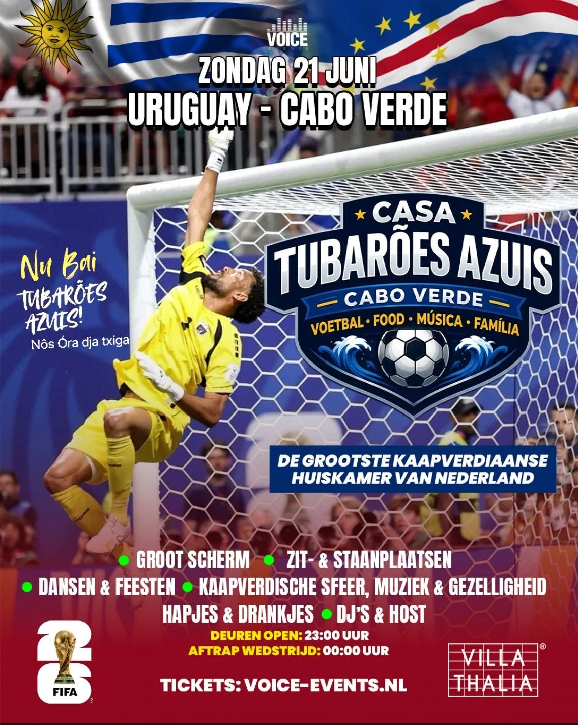 URUGUAY VS. CABO VERDE WATCHPARTY