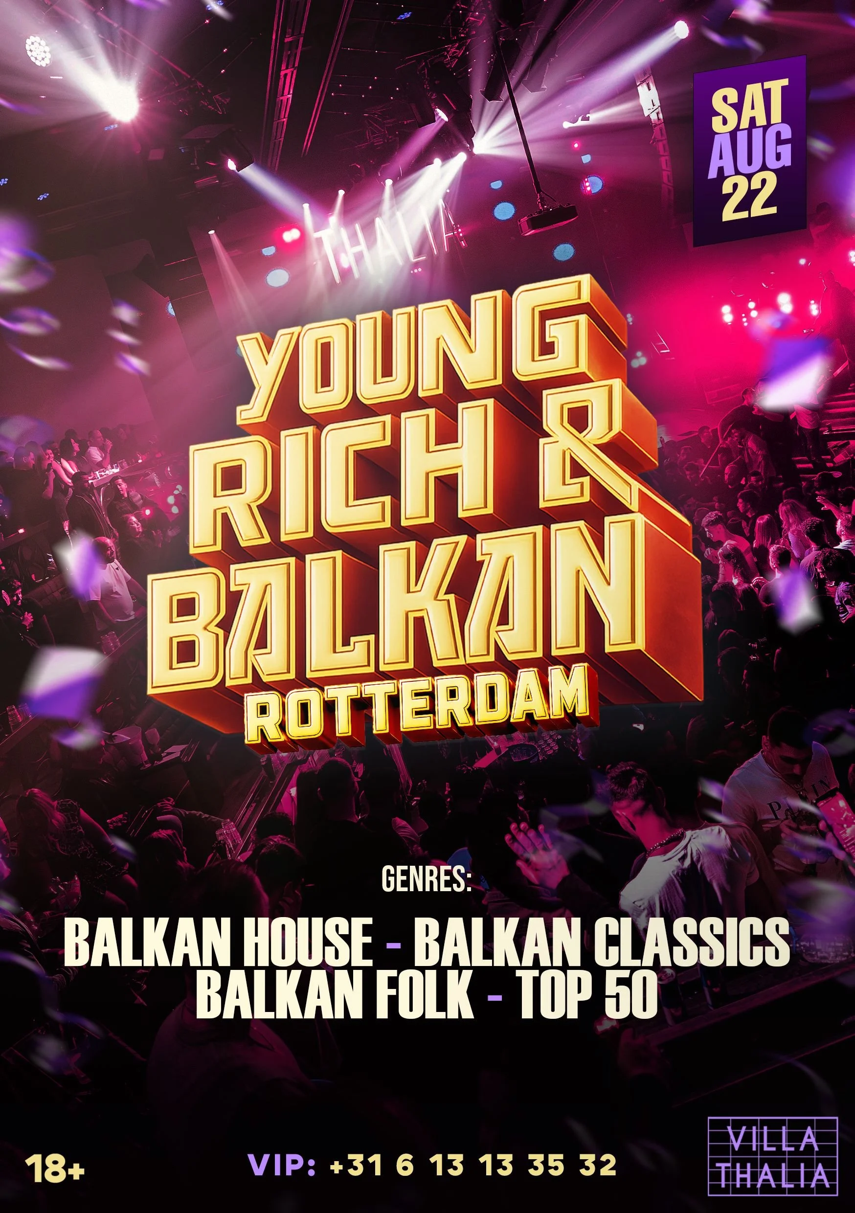 YOUNG RICH &amp; BALKAN | SATURDAY 22ND OF AUGUST