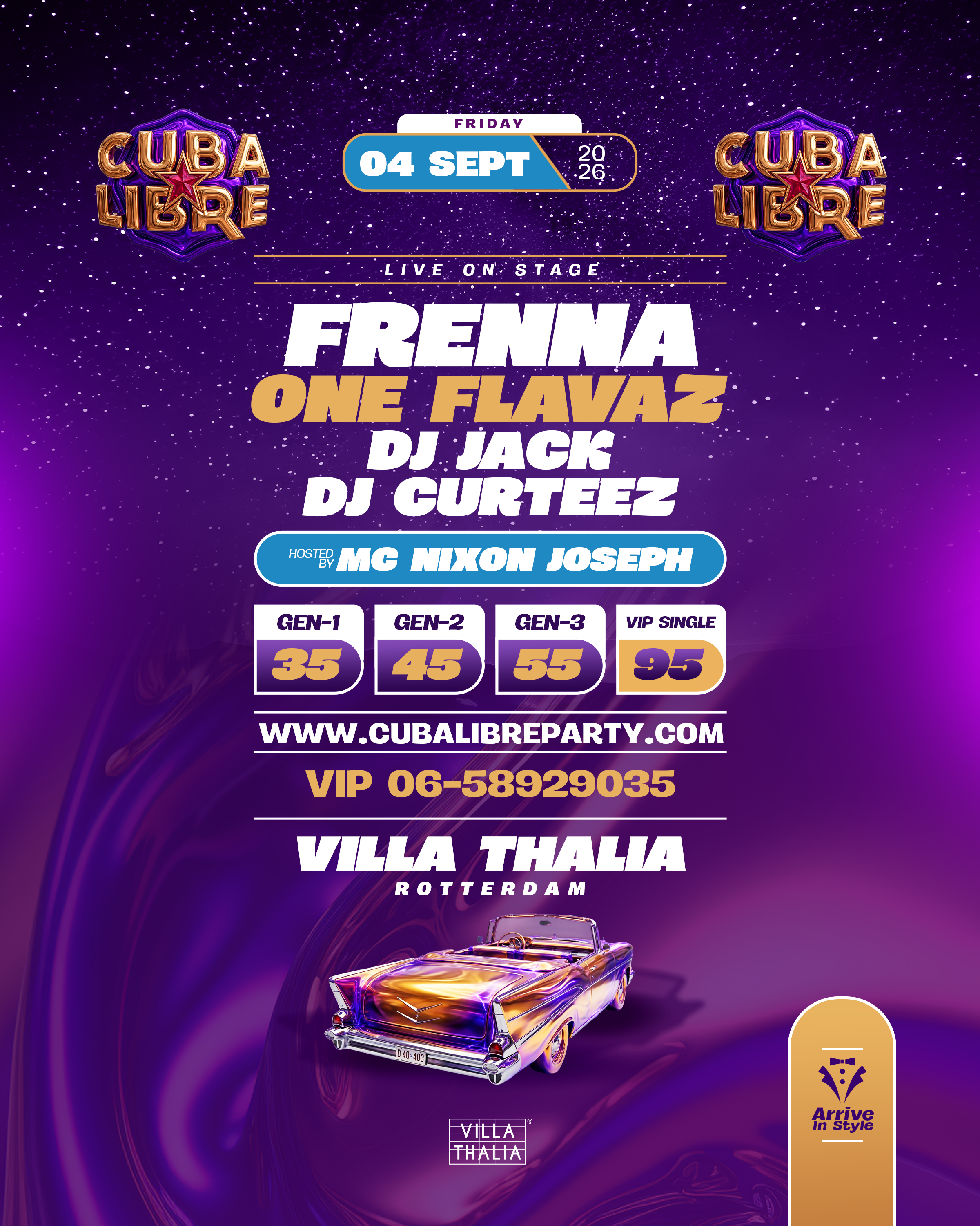 CUBA LIBRE | FRIDAY SEPTEMBER 4TH
